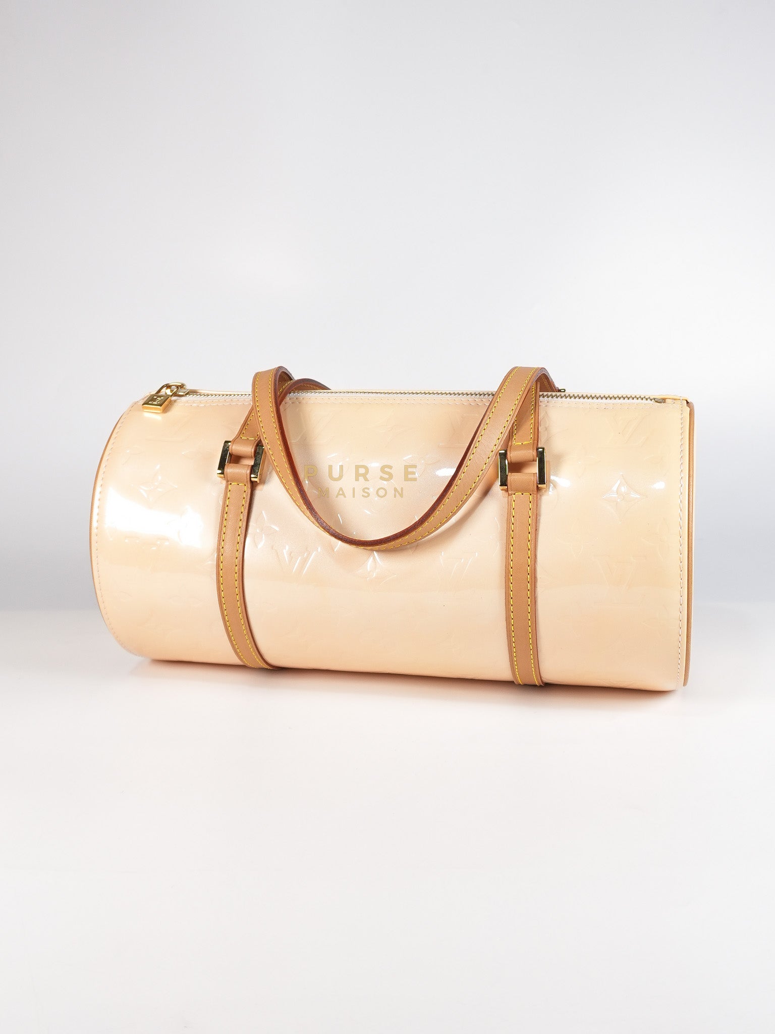 Bedford Bag in Beige Monogram Vernis Leather & Gold Hardware (Date Code: VI0094) | Purse Maison Luxury Bags Shop