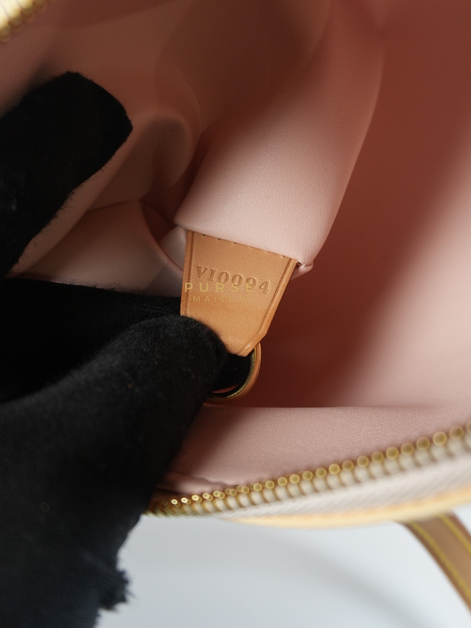 Bedford Bag in Beige Monogram Vernis Leather & Gold Hardware (Date Code: VI0094) | Purse Maison Luxury Bags Shop