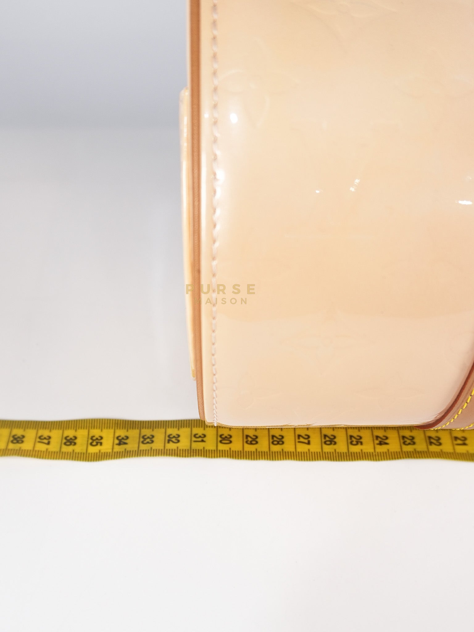 Bedford Bag in Beige Monogram Vernis Leather & Gold Hardware (Date Code: VI0094) | Purse Maison Luxury Bags Shop
