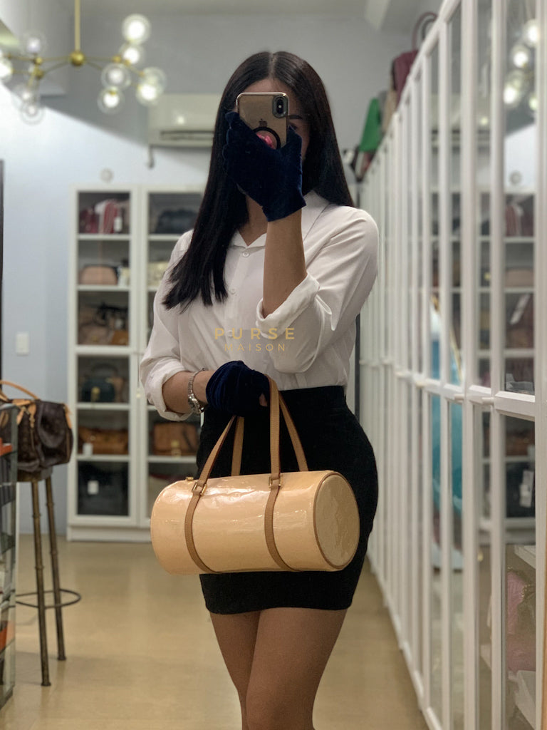 Bedford Bag in Beige Monogram Vernis Leather & Gold Hardware (Date Code: VI0094) | Purse Maison Luxury Bags Shop