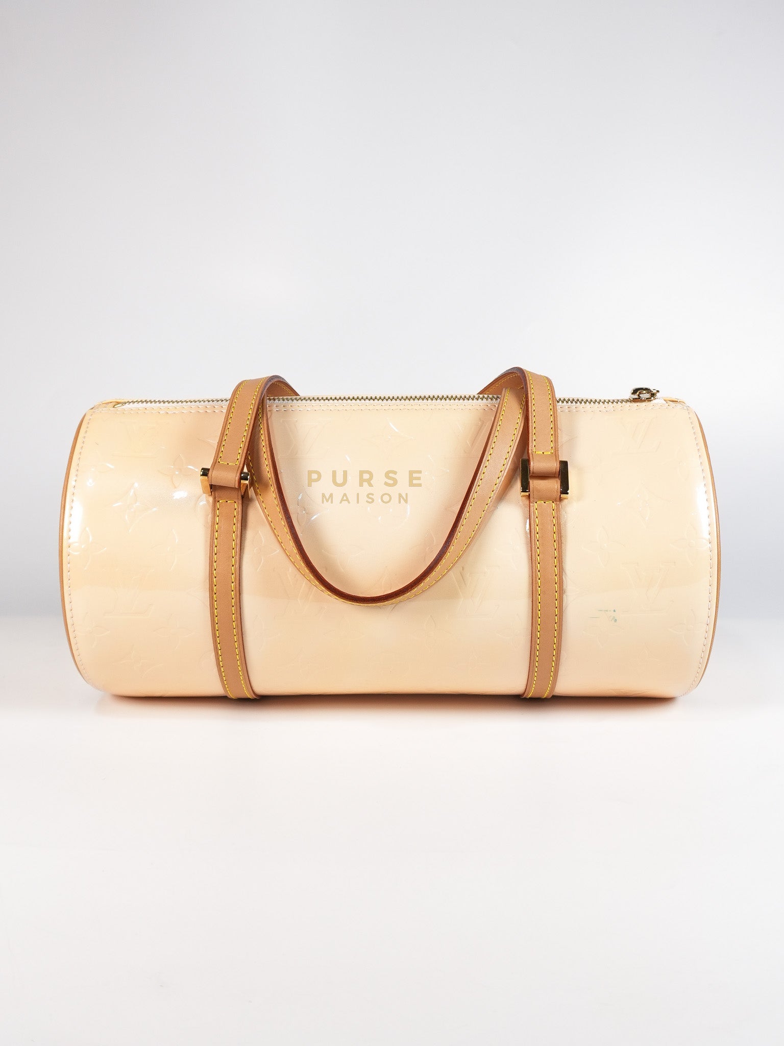 Bedford Bag in Beige Monogram Vernis Leather & Gold Hardware (Date Code: VI0094) | Purse Maison Luxury Bags Shop