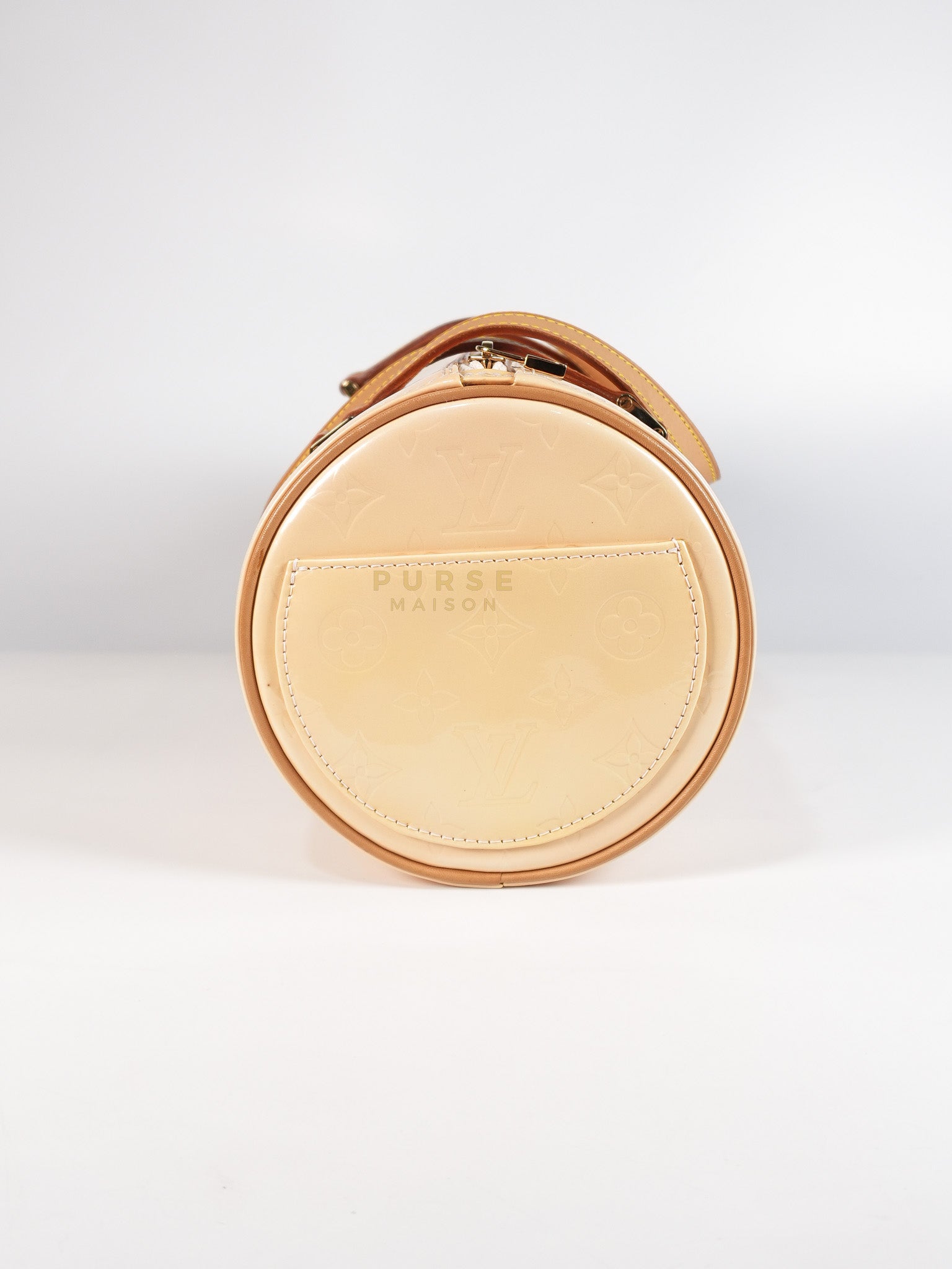 Bedford Bag in Beige Monogram Vernis Leather & Gold Hardware (Date Code: VI0094) | Purse Maison Luxury Bags Shop