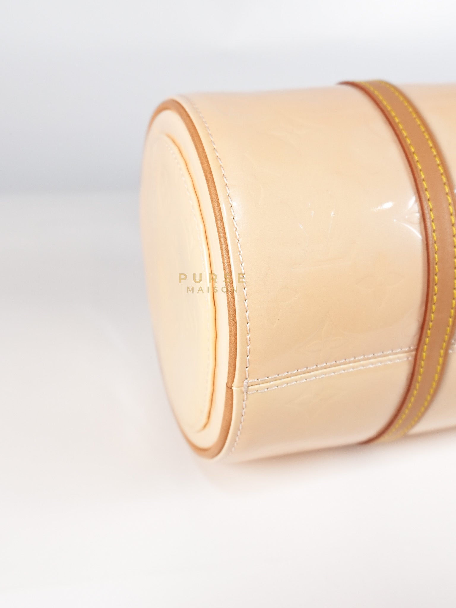 Bedford Bag in Beige Monogram Vernis Leather & Gold Hardware (Date Code: VI0094) | Purse Maison Luxury Bags Shop