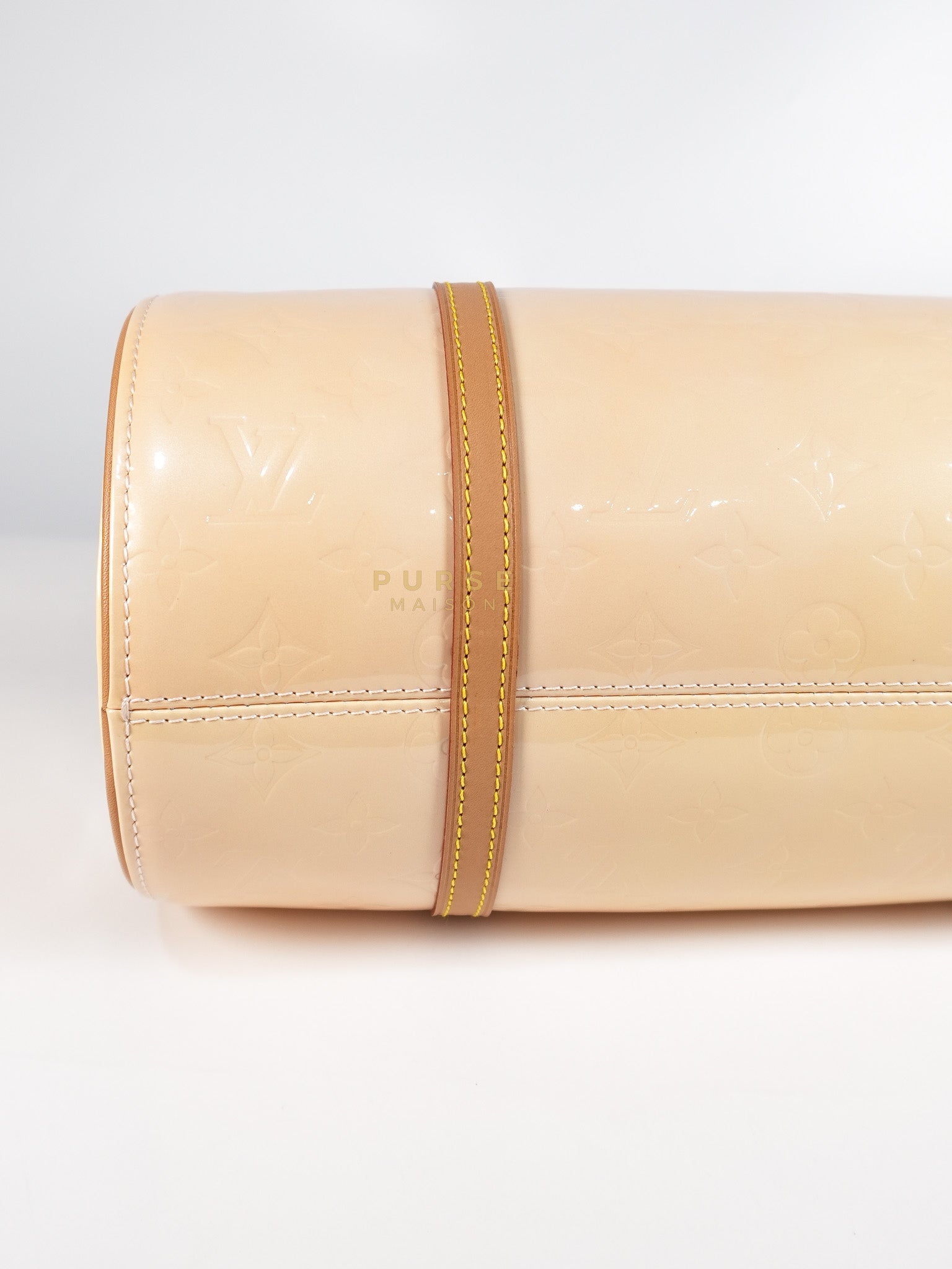 Bedford Bag in Beige Monogram Vernis Leather & Gold Hardware (Date Code: VI0094) | Purse Maison Luxury Bags Shop