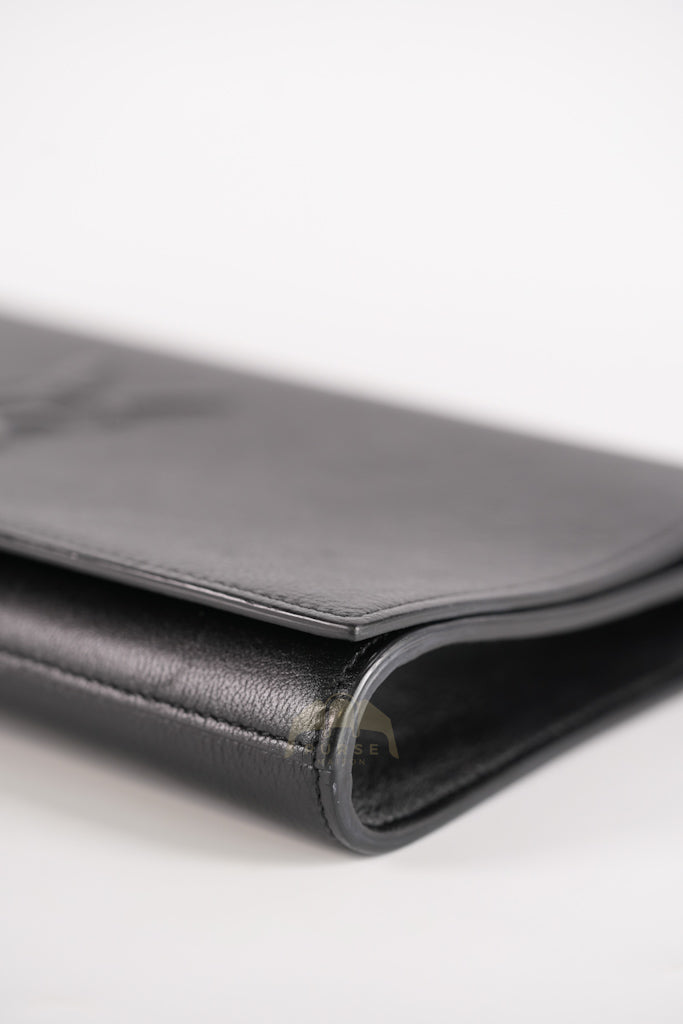 Belle De Jour Clutch Bag in Black Calfskin Leather | Purse Maison Luxury Bags Shop