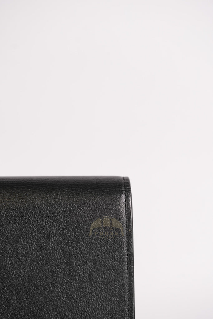 Belle De Jour Clutch Bag in Black Calfskin Leather | Purse Maison Luxury Bags Shop