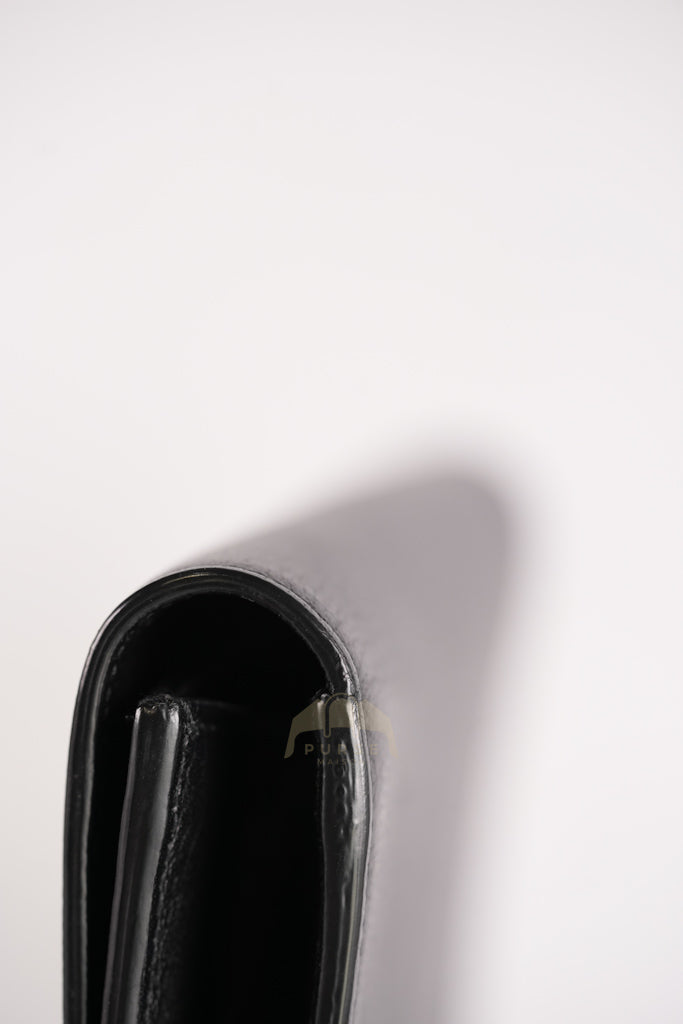 Belle De Jour Clutch Bag in Black Calfskin Leather | Purse Maison Luxury Bags Shop