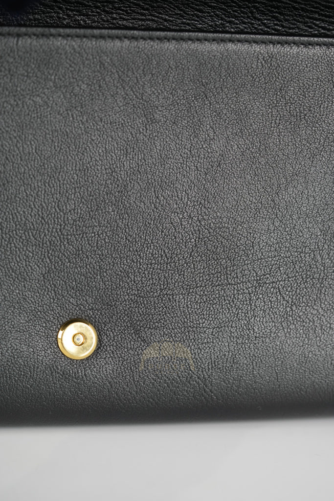 Belle De Jour Clutch Bag in Black Calfskin Leather | Purse Maison Luxury Bags Shop