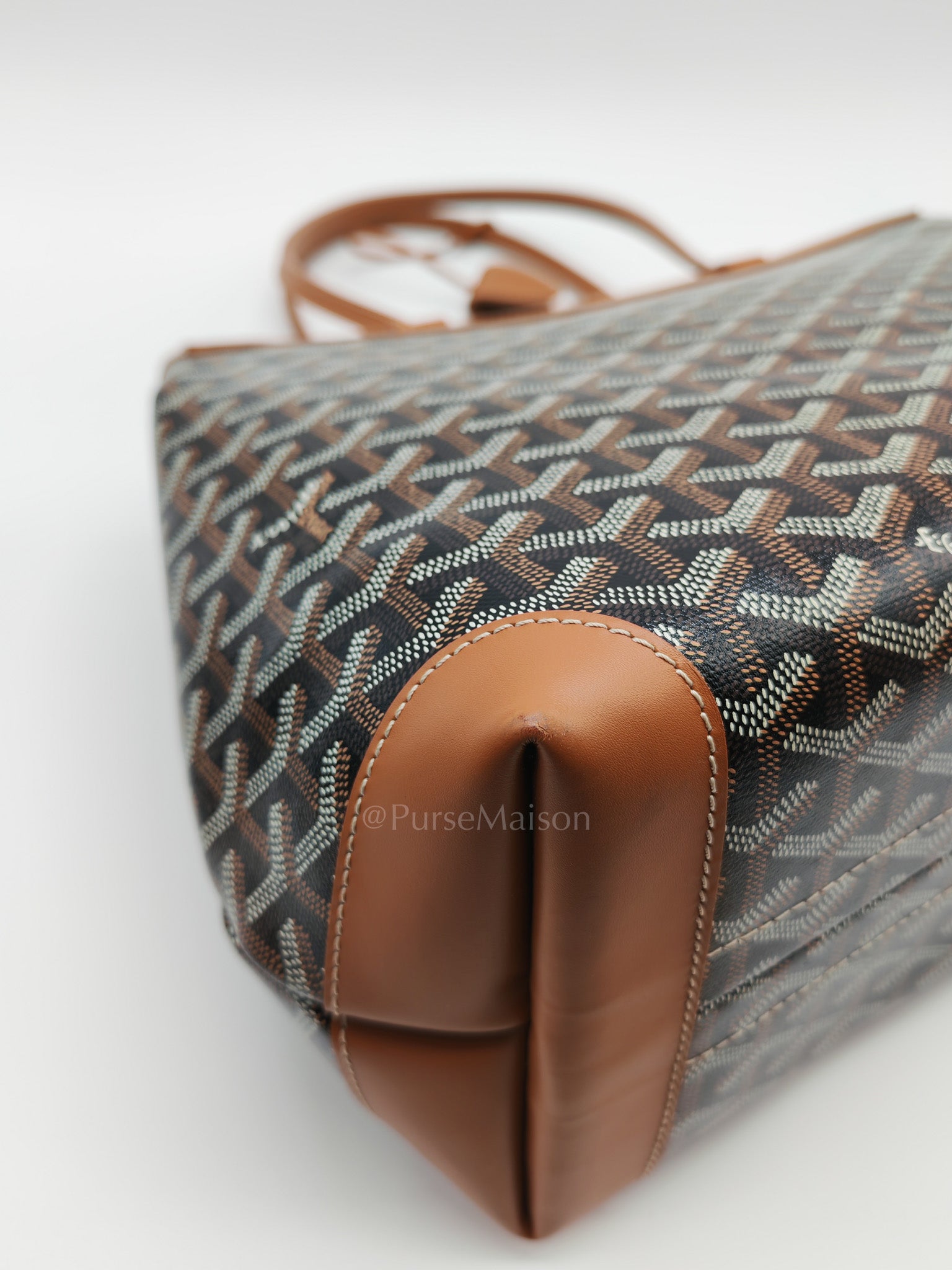 Bellechase PM in Tan Goyardine Canvas Tote Bag | Purse Maison Luxury Bags Shop