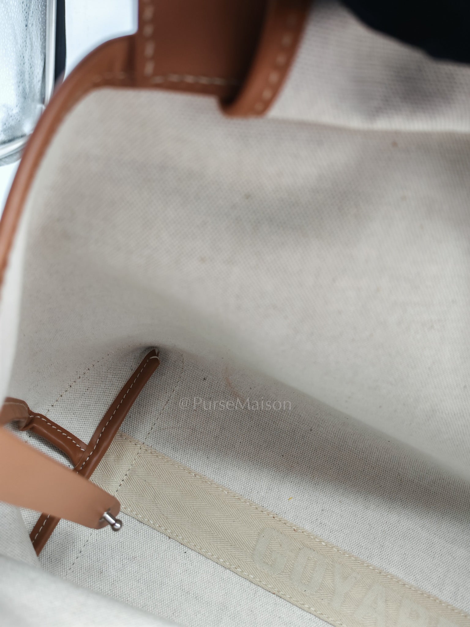 Bellechase PM in Tan Goyardine Canvas Tote Bag | Purse Maison Luxury Bags Shop