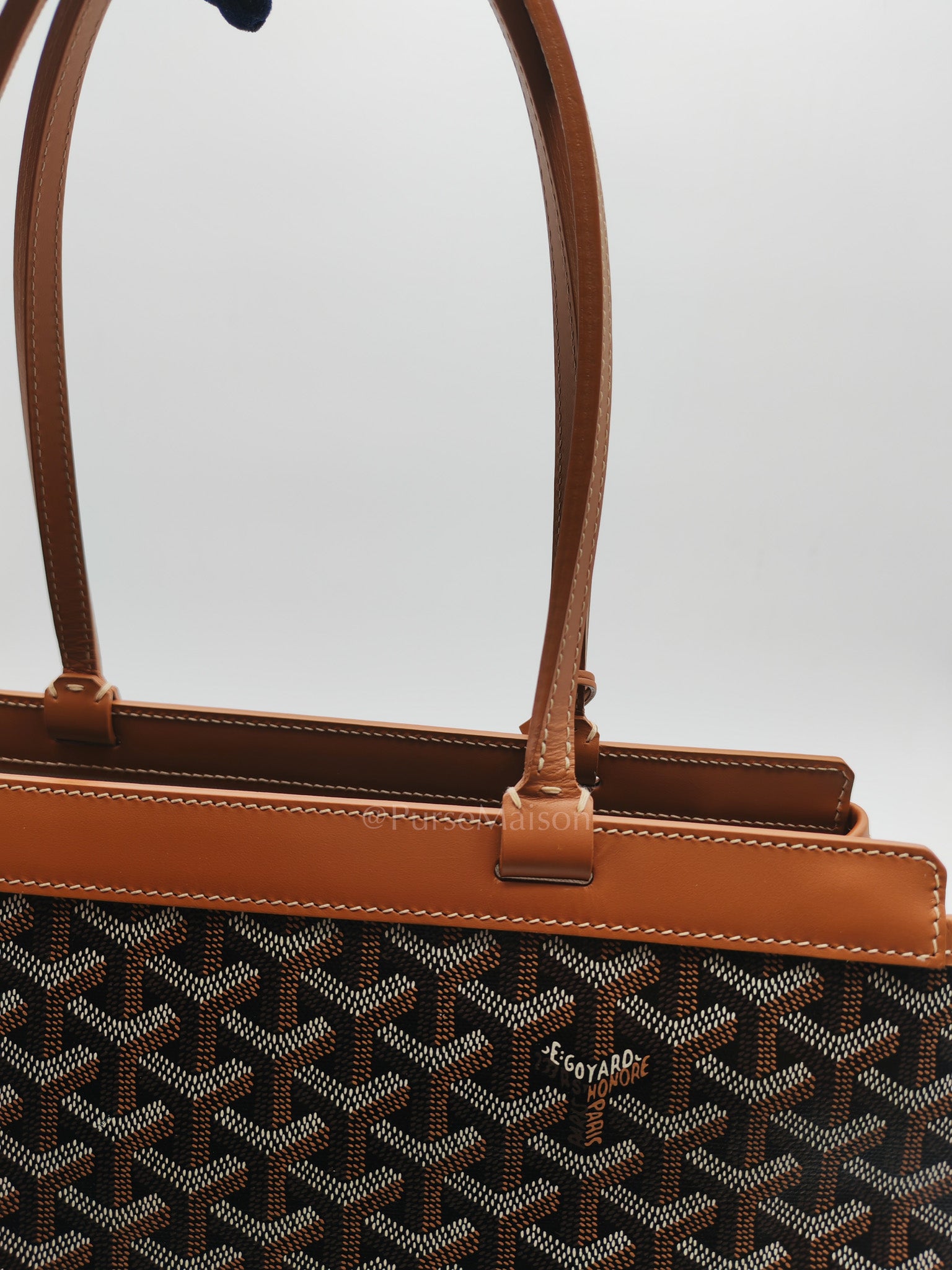 Bellechase PM in Tan Goyardine Canvas Tote Bag | Purse Maison Luxury Bags Shop
