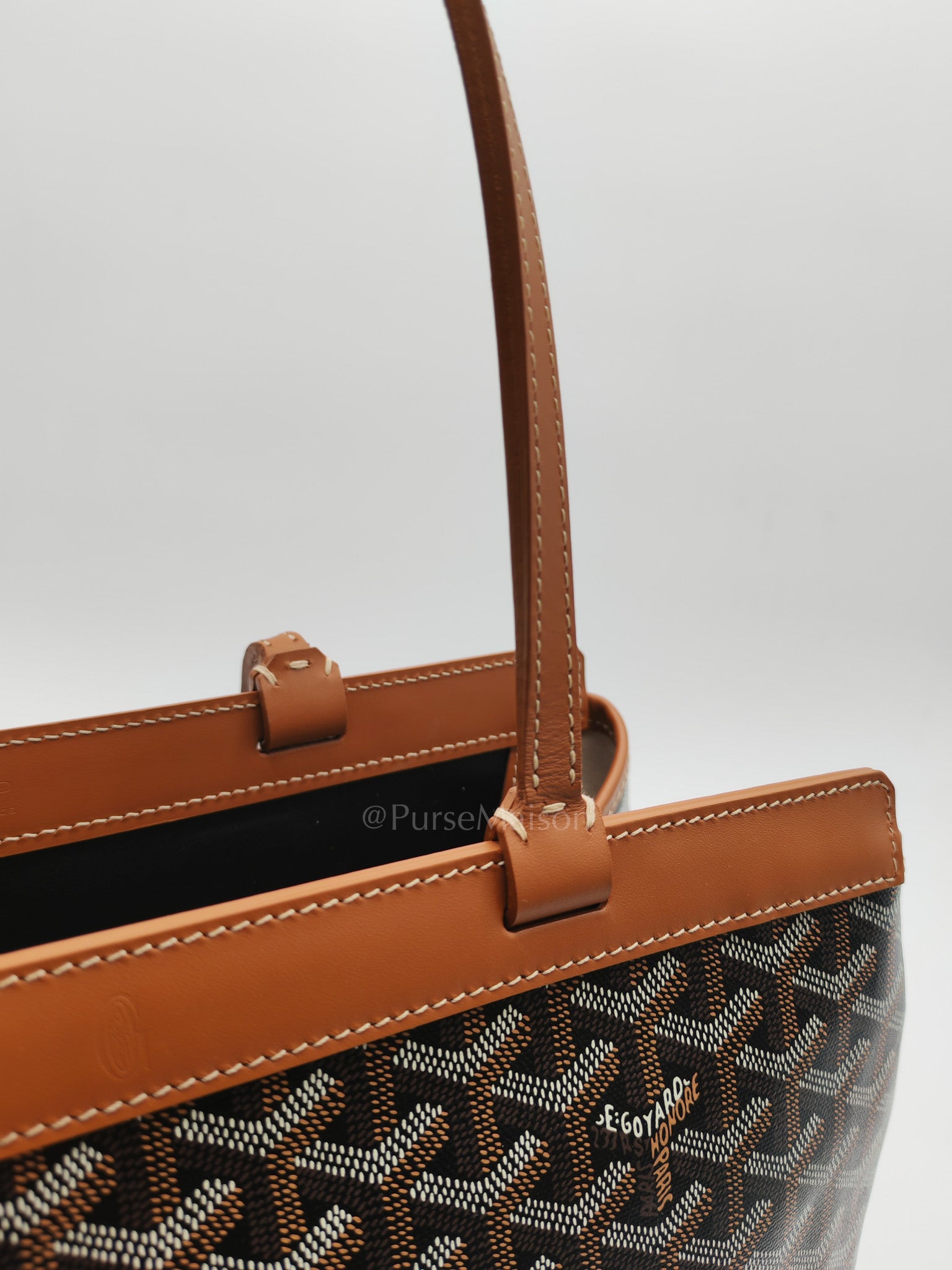 Bellechase PM in Tan Goyardine Canvas Tote Bag | Purse Maison Luxury Bags Shop