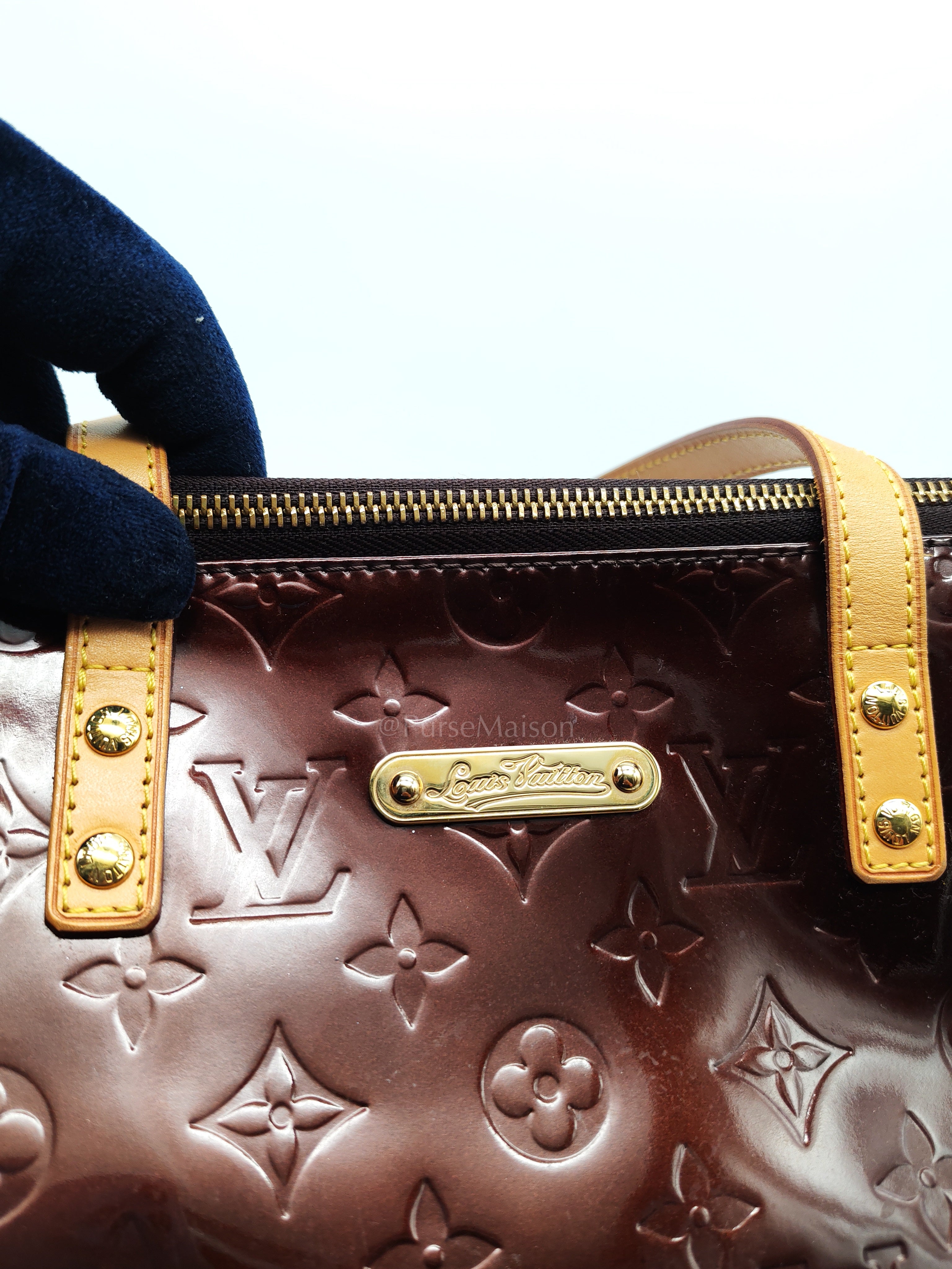 Bellevue Tote Bag GM in Monogram Vernis Patent Leather(Microchip) | Purse Maison Luxury Bags Shop