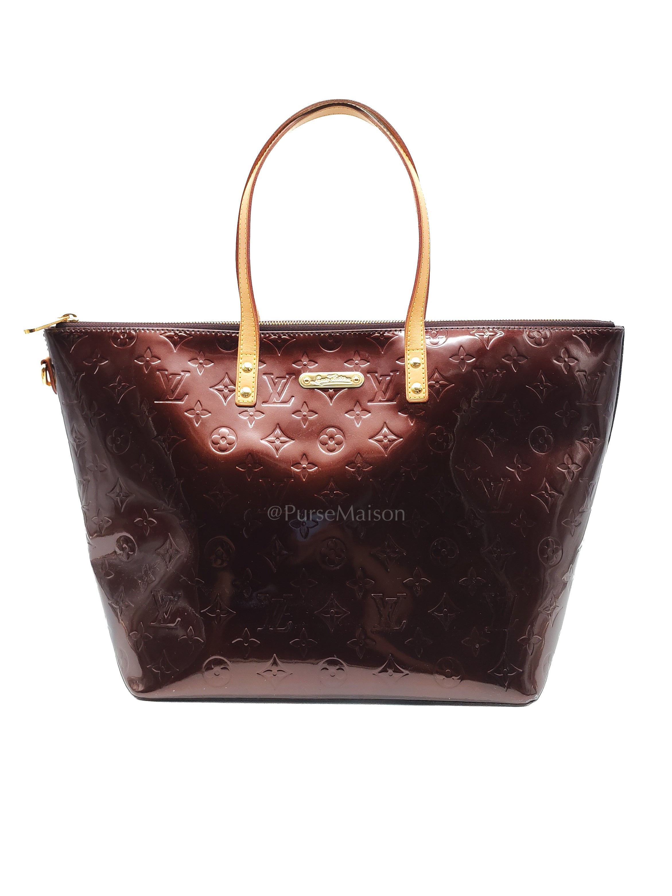 Bellevue Tote Bag GM in Monogram Vernis Patent Leather(Microchip) | Purse Maison Luxury Bags Shop