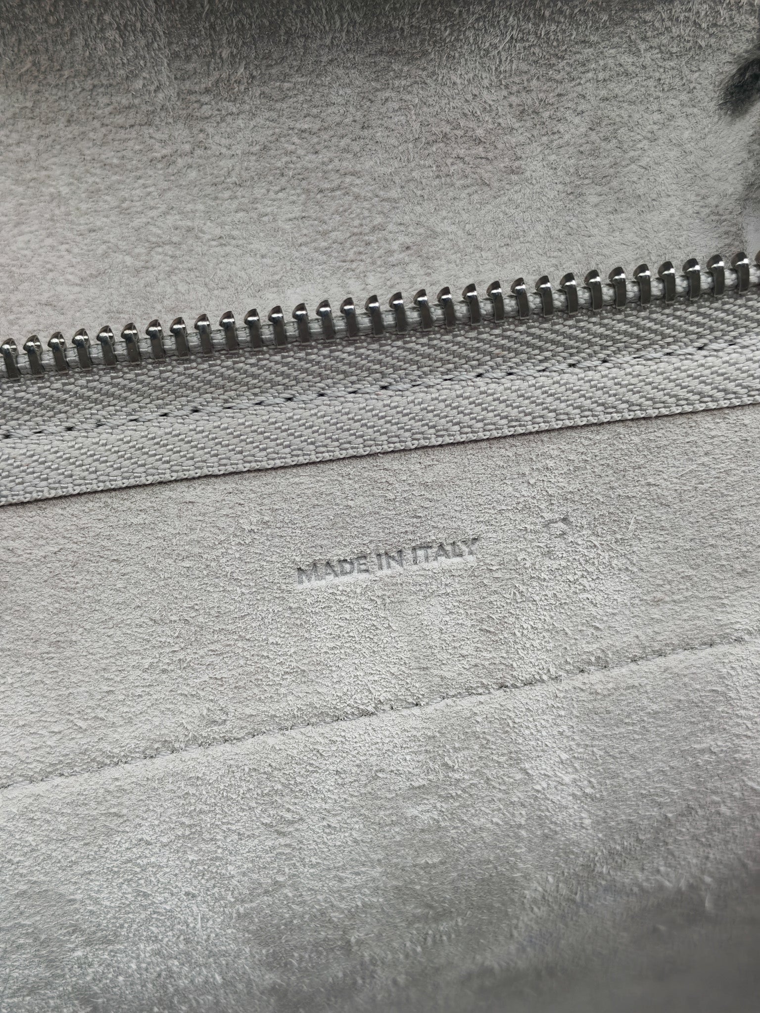 Belt Bag Nano in Silver Laminated Calfskin Leather & Silver Hardware | Purse Maison Luxury Bags Shop