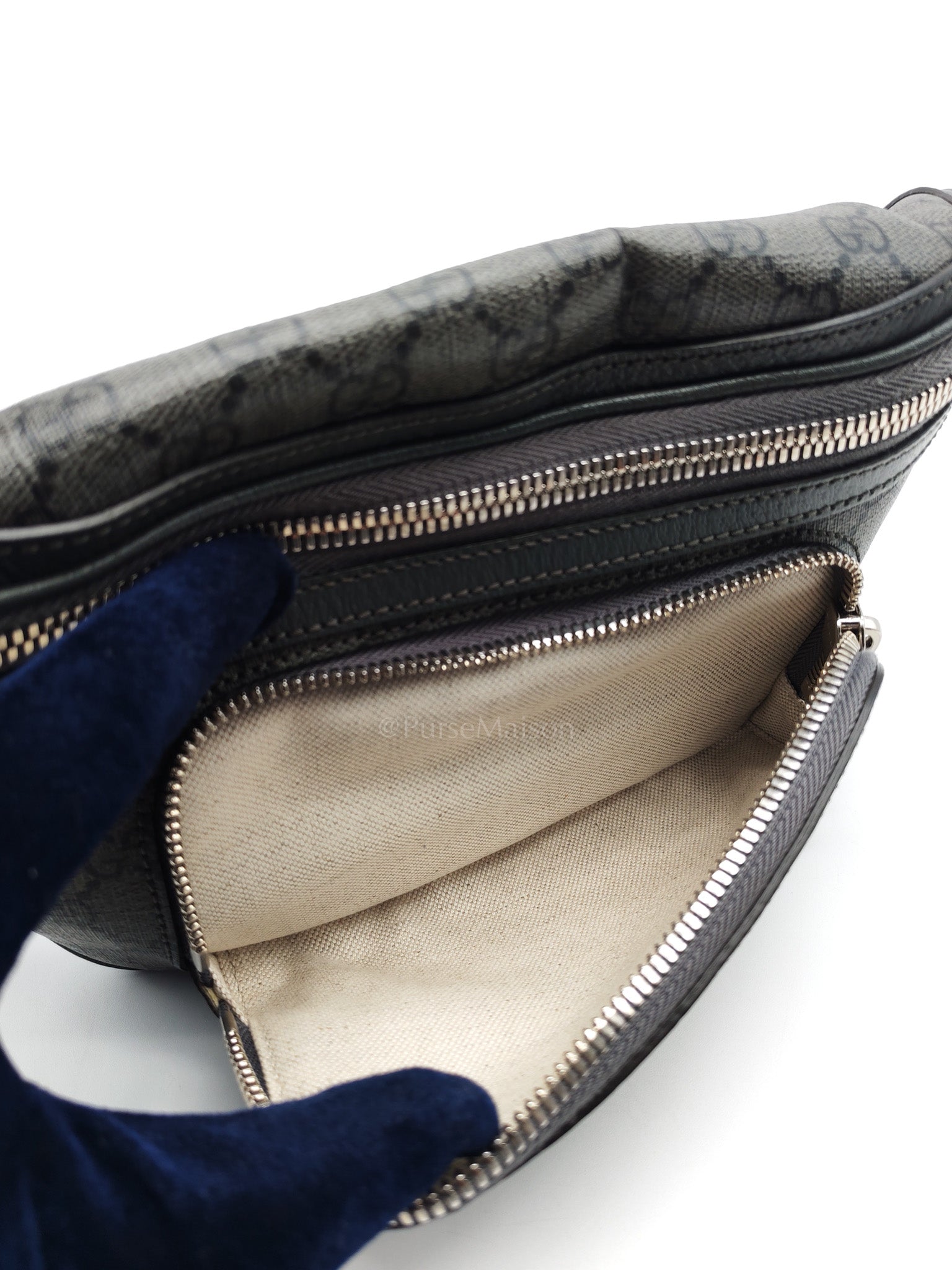 Ophidia Fanny Belt Bag in GG Supreme Ophidia Coated Canvas