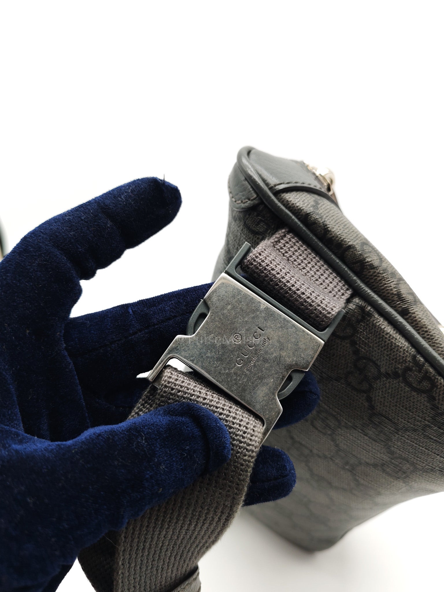 Ophidia Fanny Belt Bag in GG Supreme Ophidia Coated Canvas