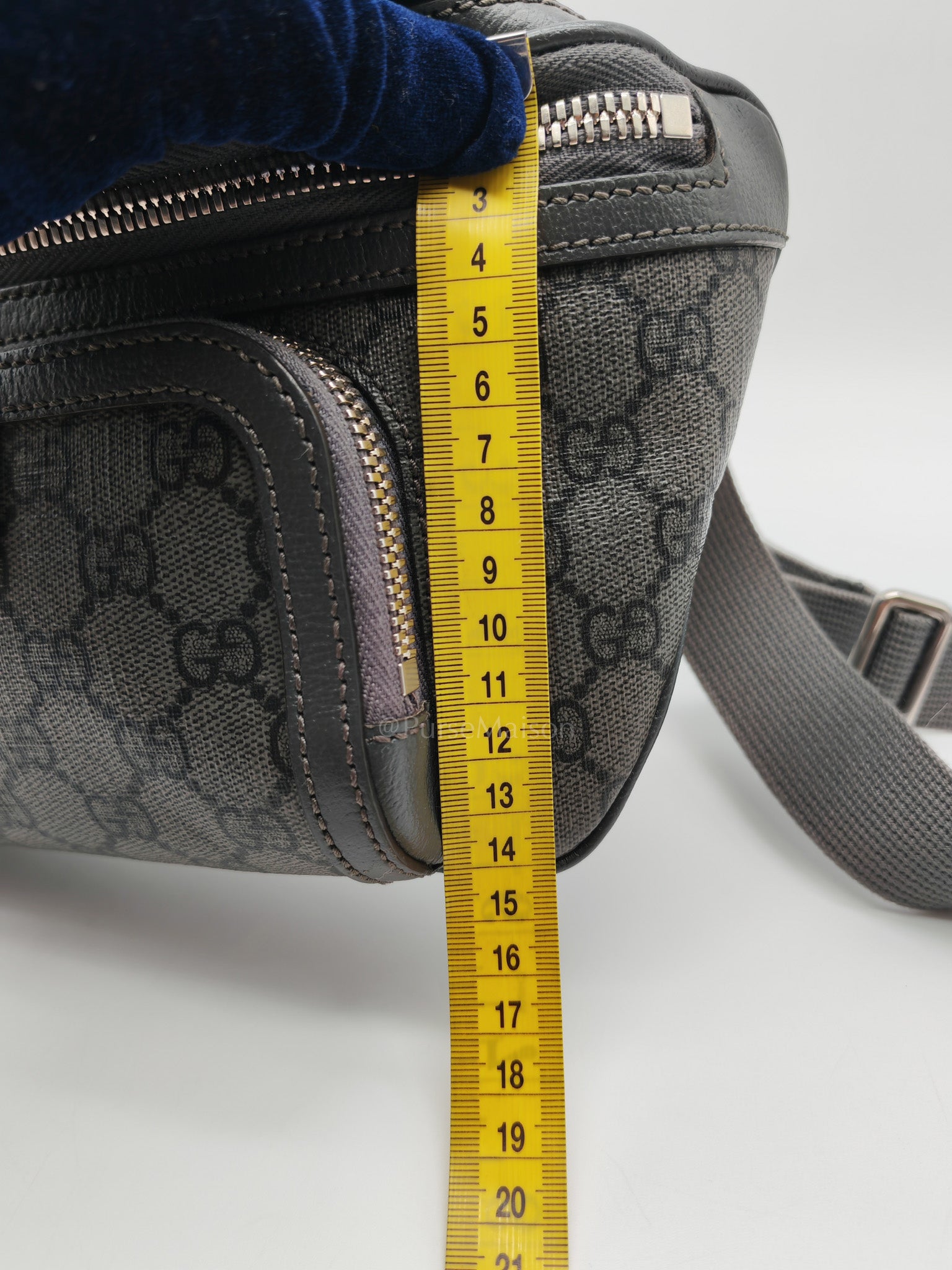 Ophidia Fanny Belt Bag in GG Supreme Ophidia Coated Canvas