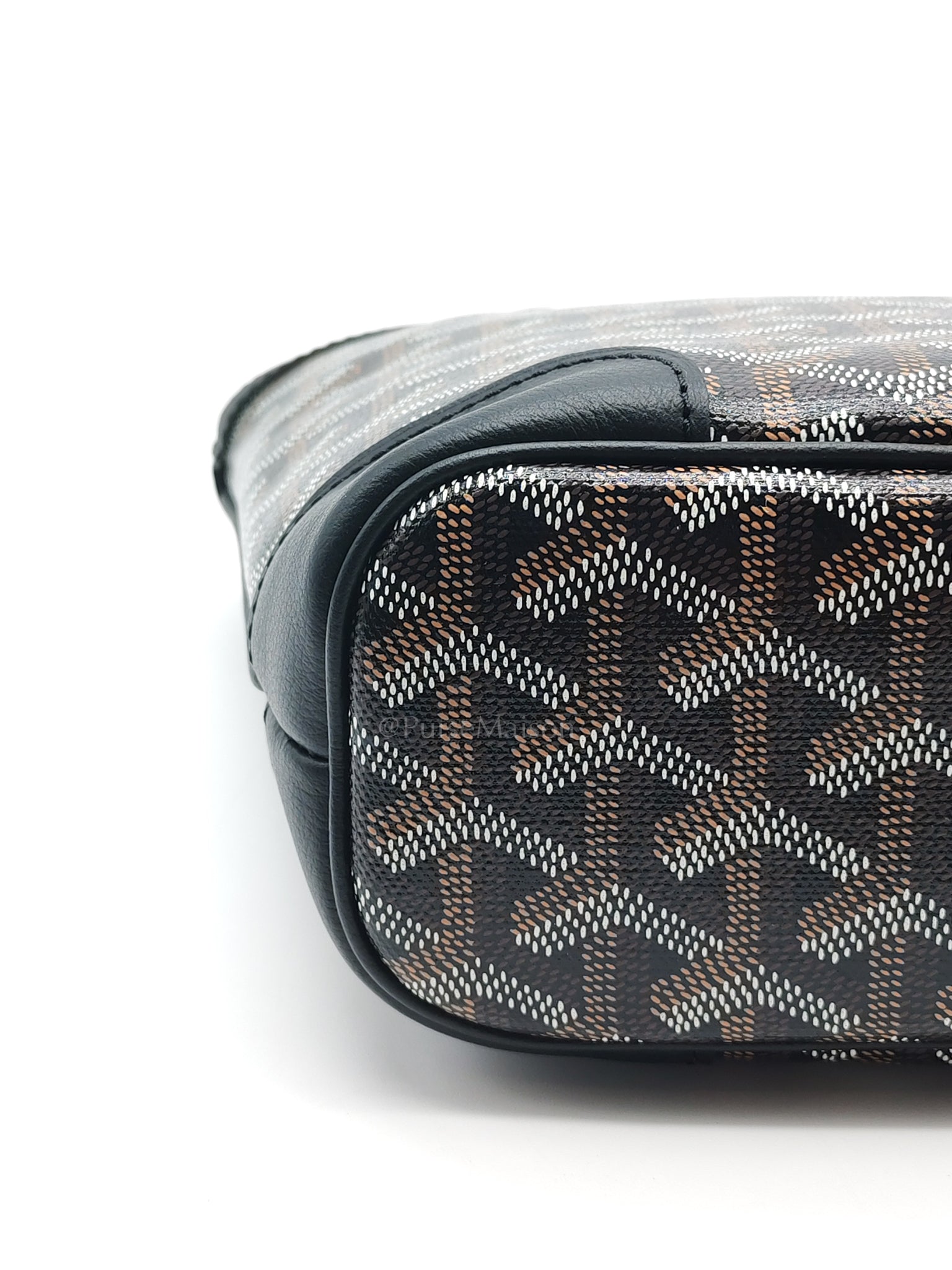 Beluga Mini Black Goyardine Canvas Shoulder Bag | Purse Maison Luxury Bags Shop