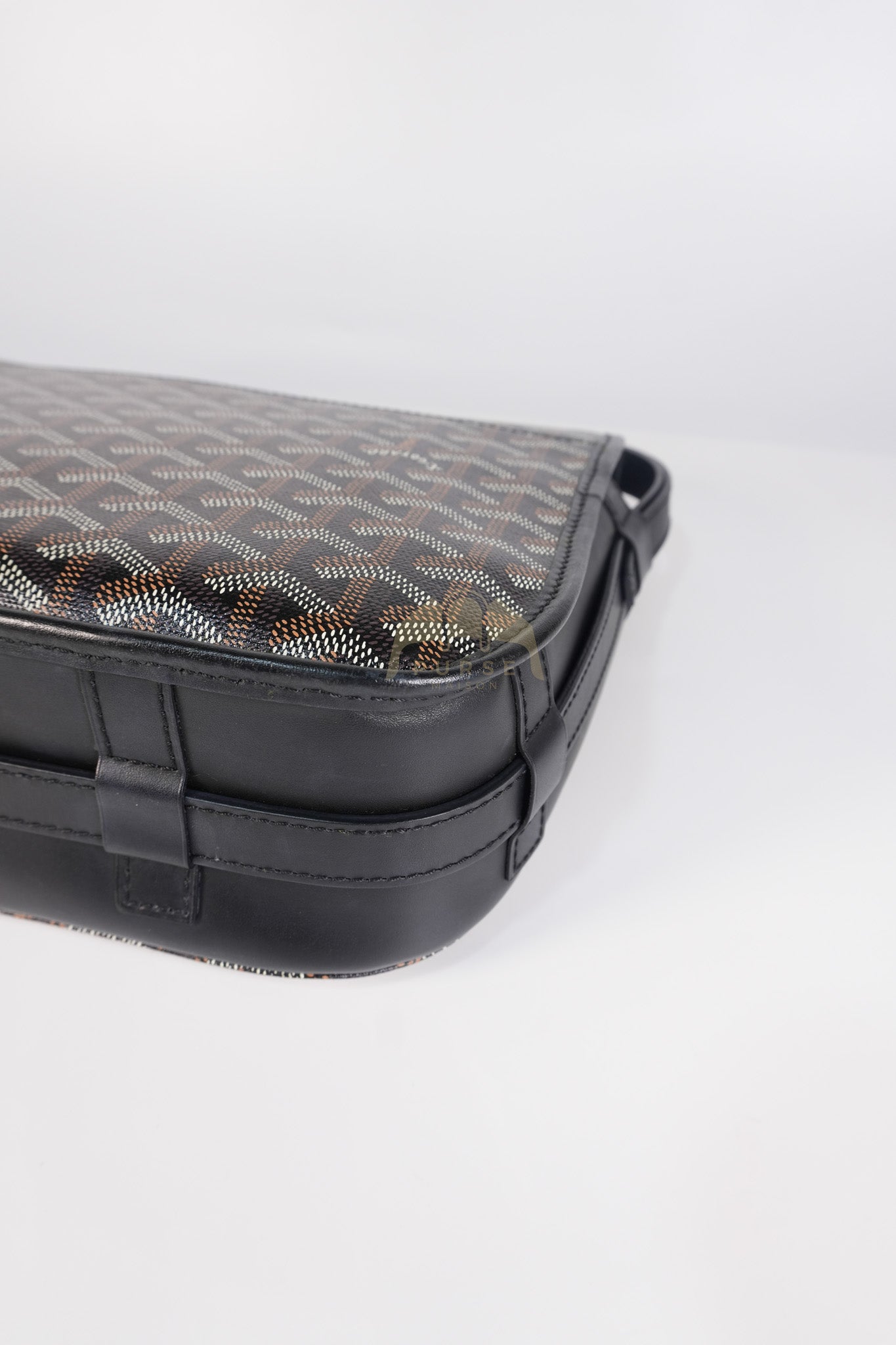 Belvedere MM Black in Goyardine Canvas | Purse Maison Luxury Bags Shop