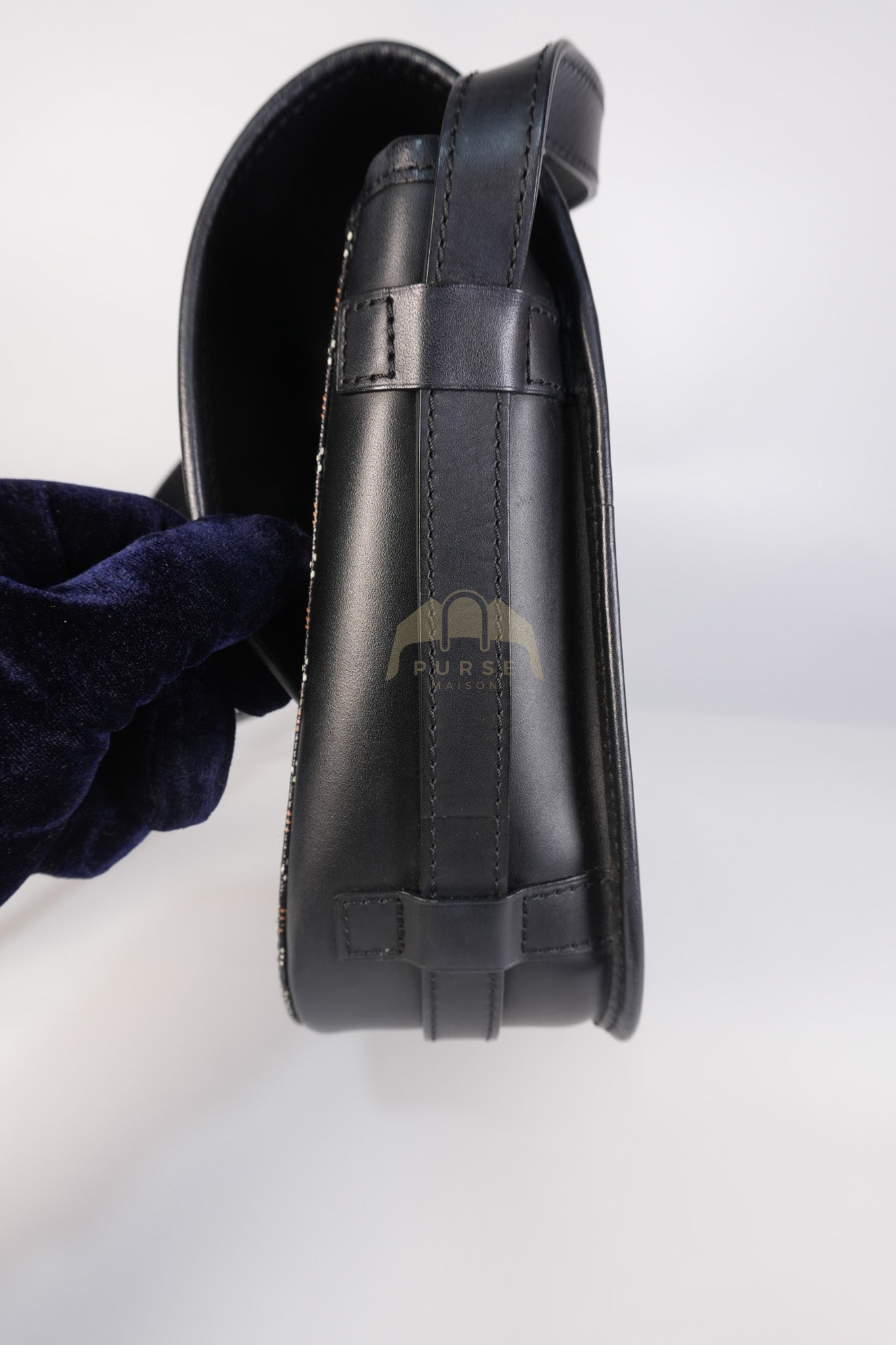 Belvedere MM Black in Goyardine Canvas | Purse Maison Luxury Bags Shop