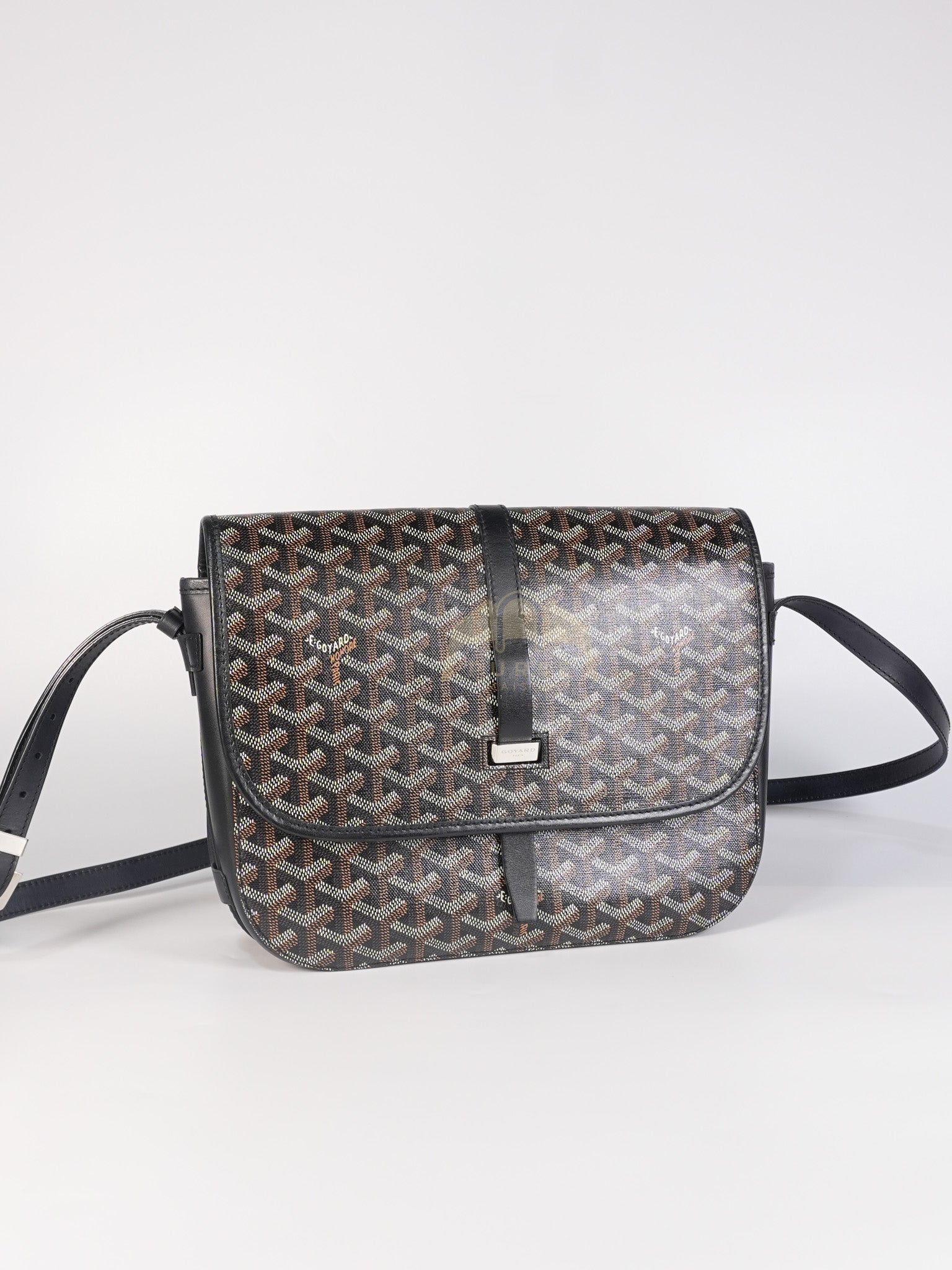 Belvedere MM Black in Goyardine Canvas | Purse Maison Luxury Bags Shop