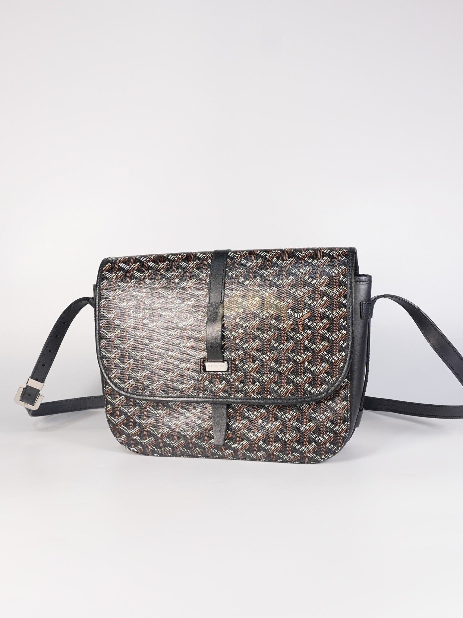 Belvedere MM Black in Goyardine Canvas | Purse Maison Luxury Bags Shop