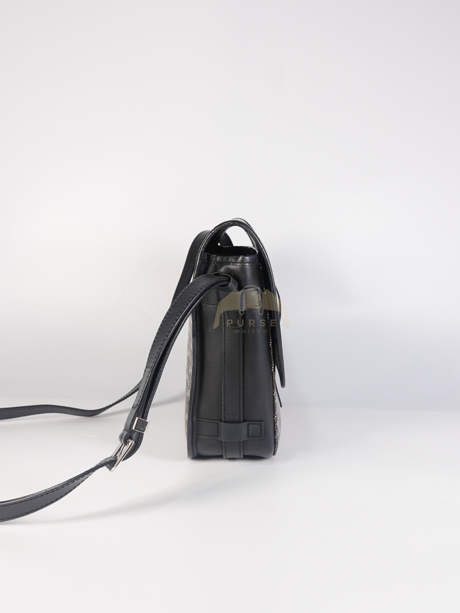 Belvedere MM Black in Goyardine Canvas | Purse Maison Luxury Bags Shop