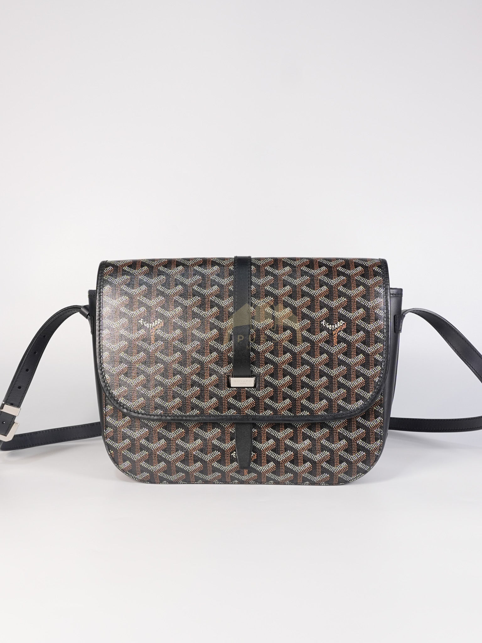 Belvedere MM Black in Goyardine Canvas | Purse Maison Luxury Bags Shop