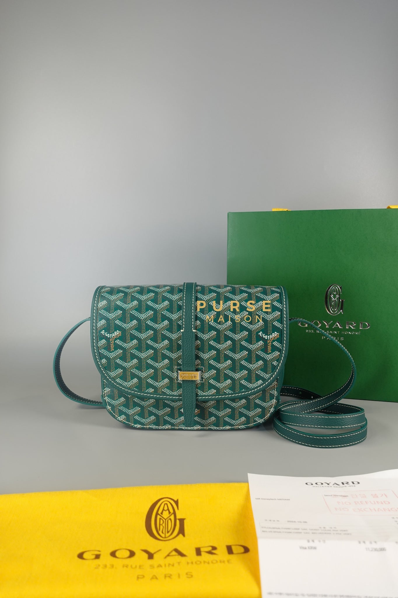 Belvedere PM Bag in Vert (Green) | Purse Maison Luxury Bags Shop