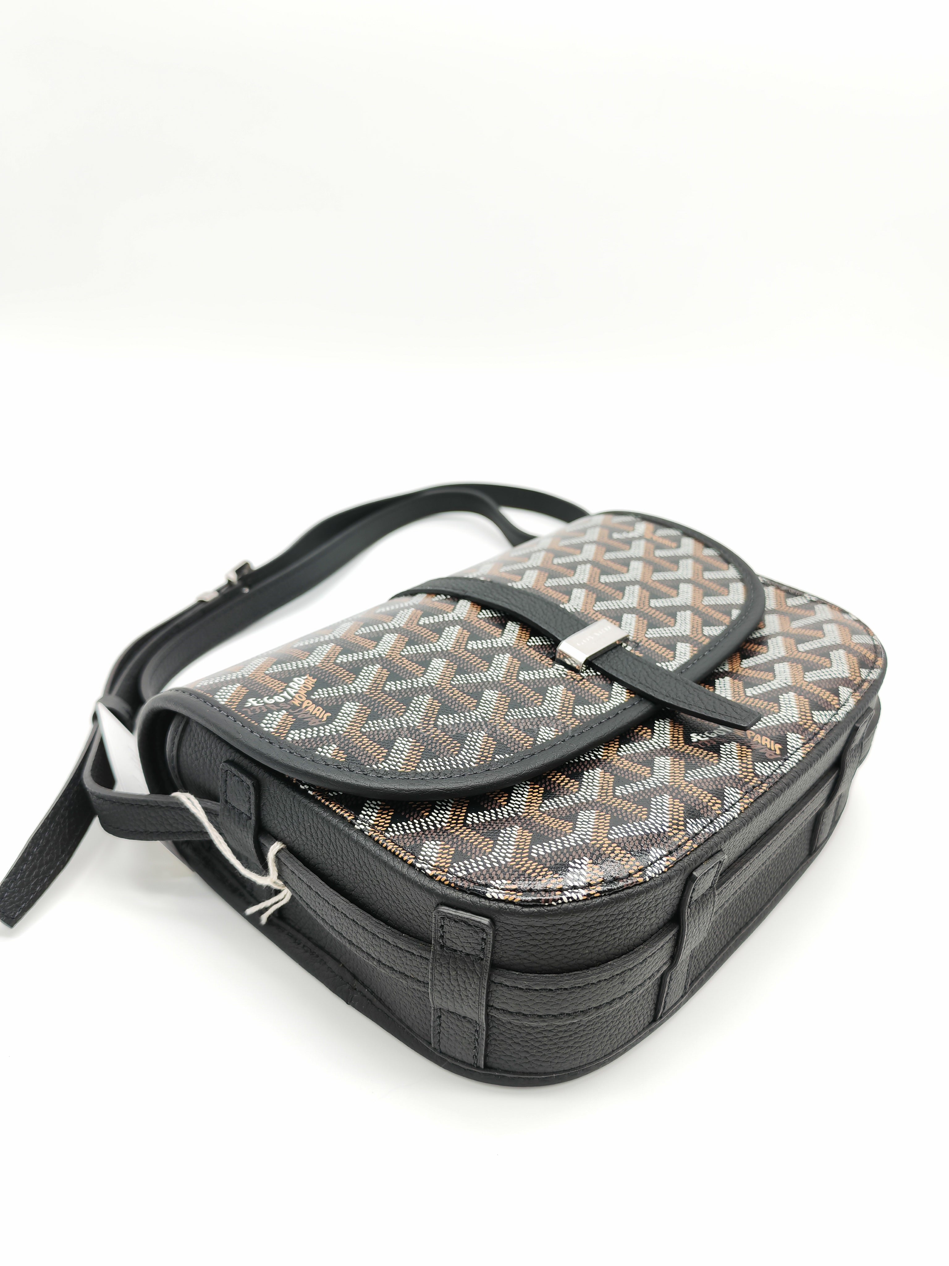 Belvedere PM Black in Goyardine Canvas Cross Body Bag | Purse Maison Luxury Bags Shop