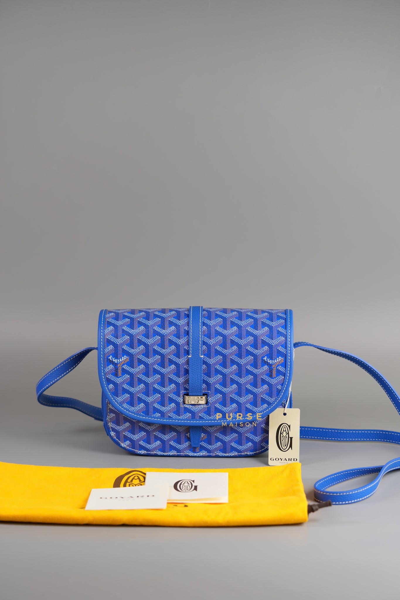 Belvedere PM Bleu Ciel | Purse Maison Luxury Bags Shop