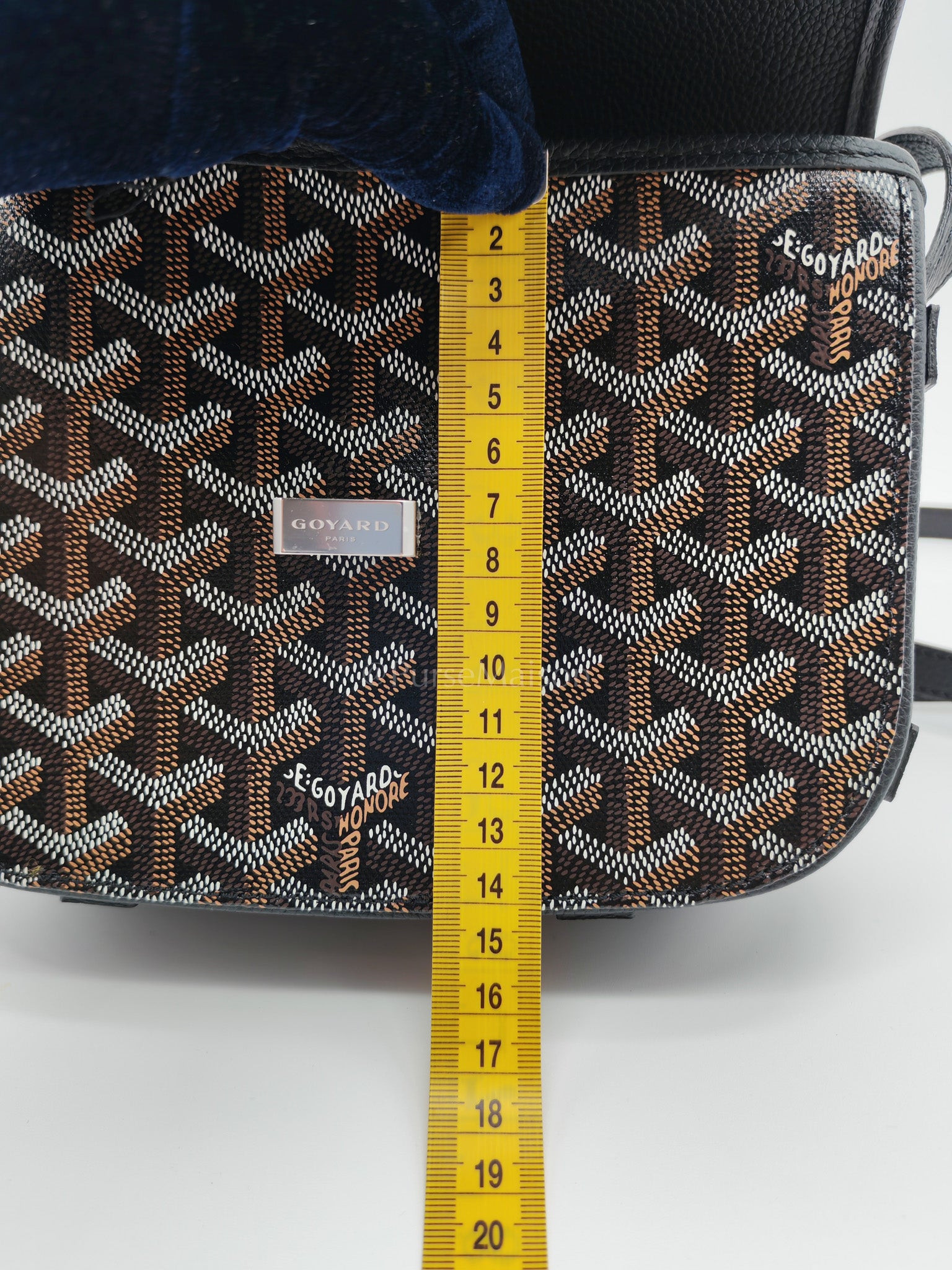 Belvedere PM in Black Goyardine Canvas Crossbody Bag | Purse Maison Luxury Bags Shop