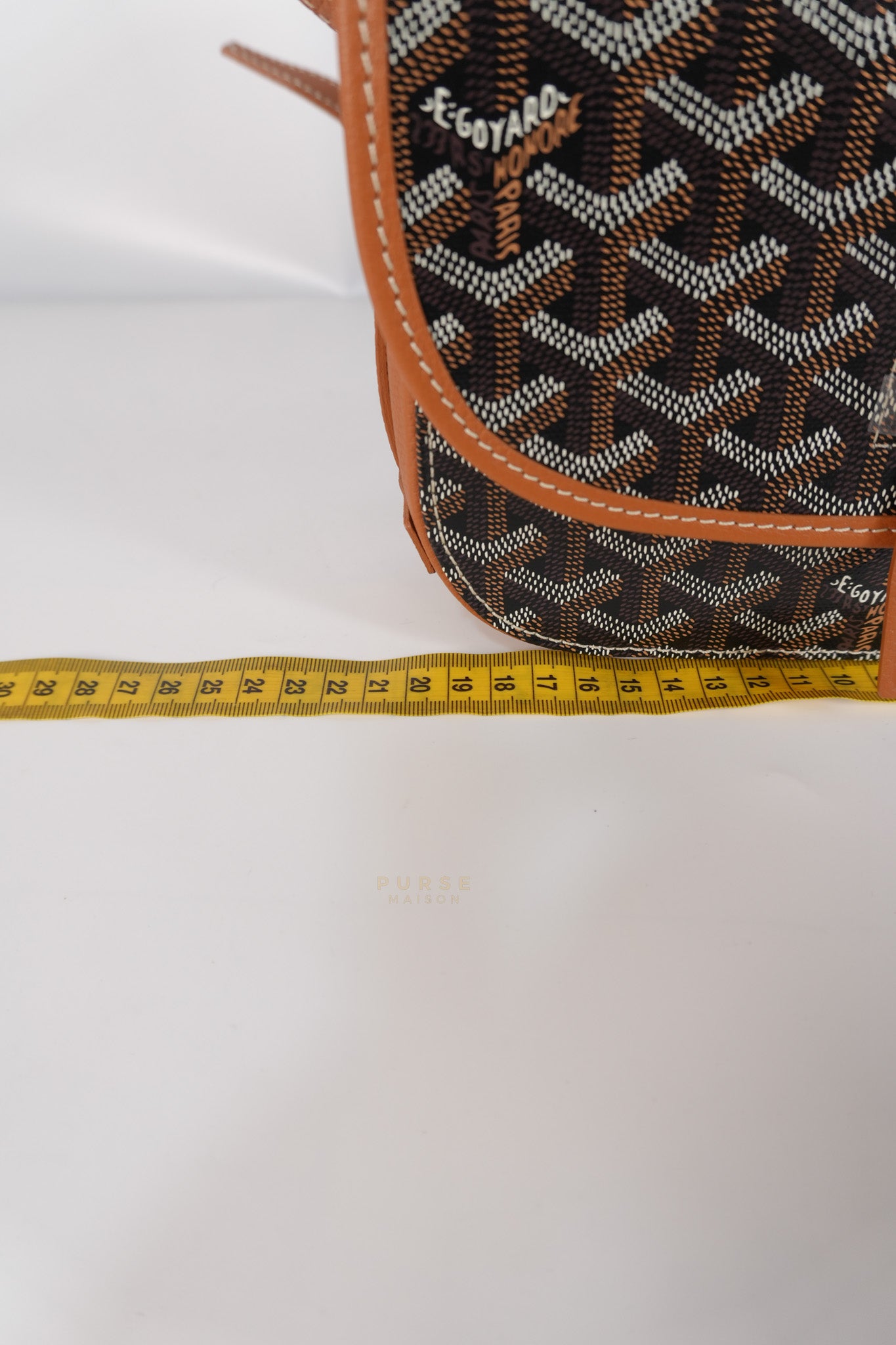 Belvedere PM Tan Goyardine Canvas | Purse Maison Luxury Bags Shop
