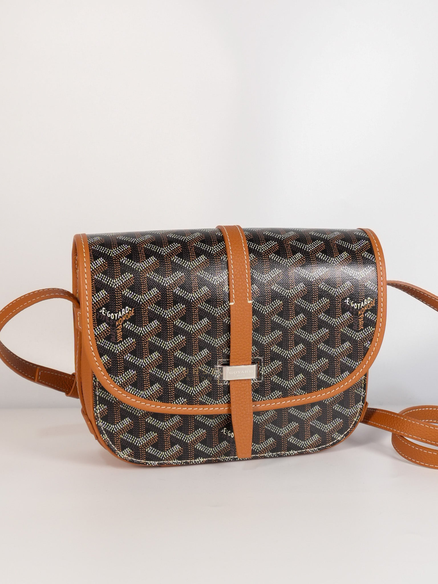 Belvedere PM Tan Goyardine Canvas | Purse Maison Luxury Bags Shop