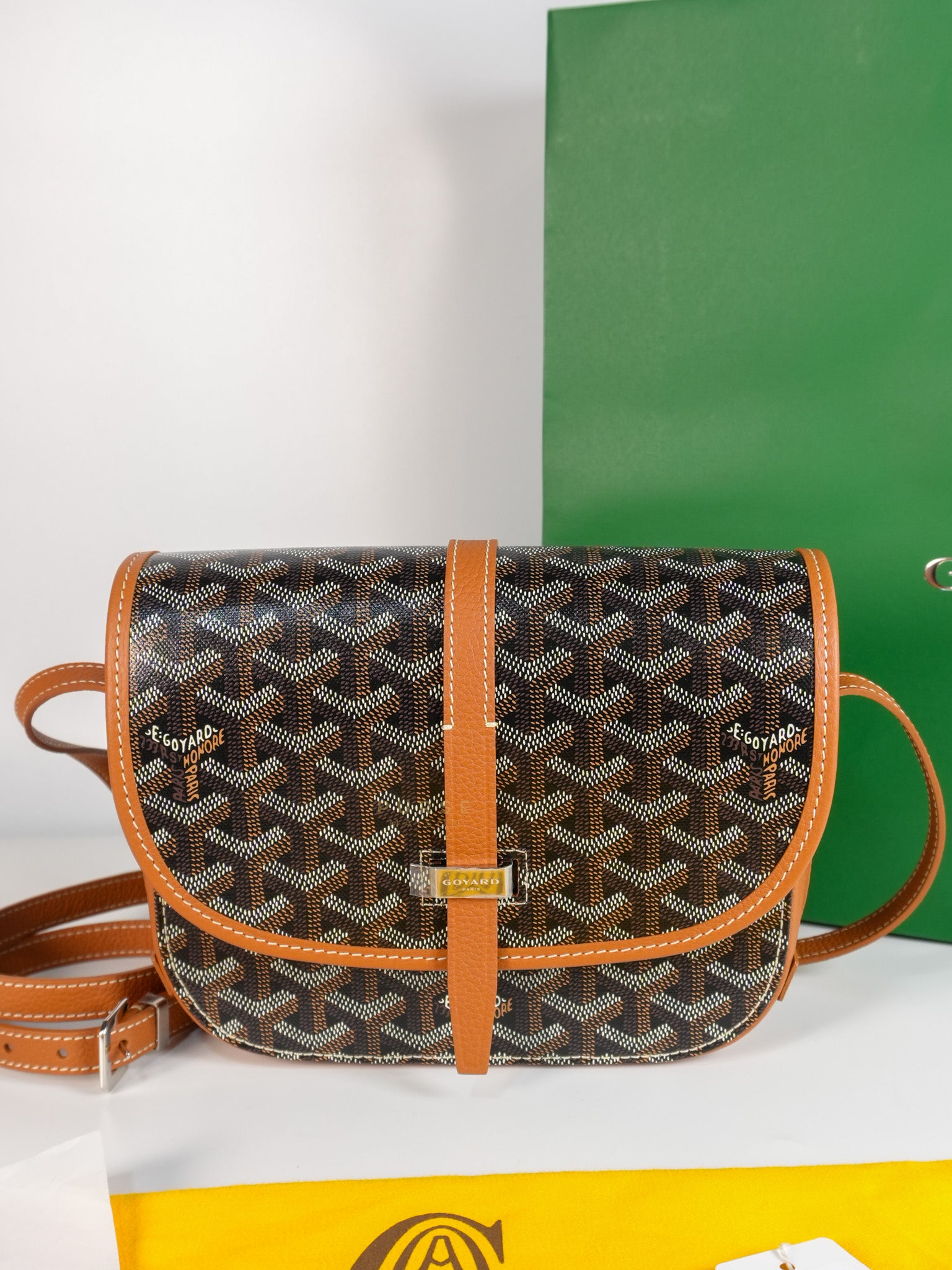 Belvedere PM Brown Crossbody Bag | Purse Maison Luxury Bags Shop