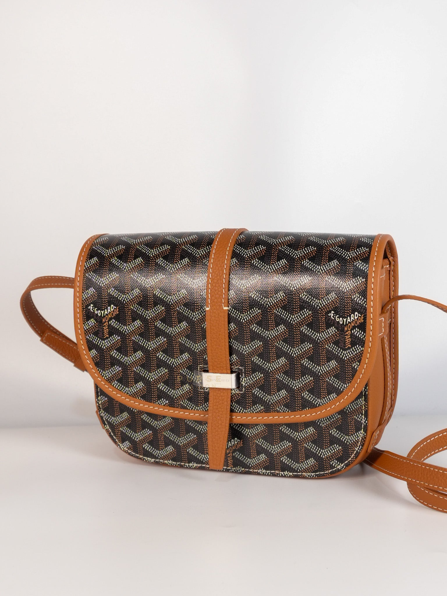 Belvedere PM Brown Crossbody Bag | Purse Maison Luxury Bags Shop