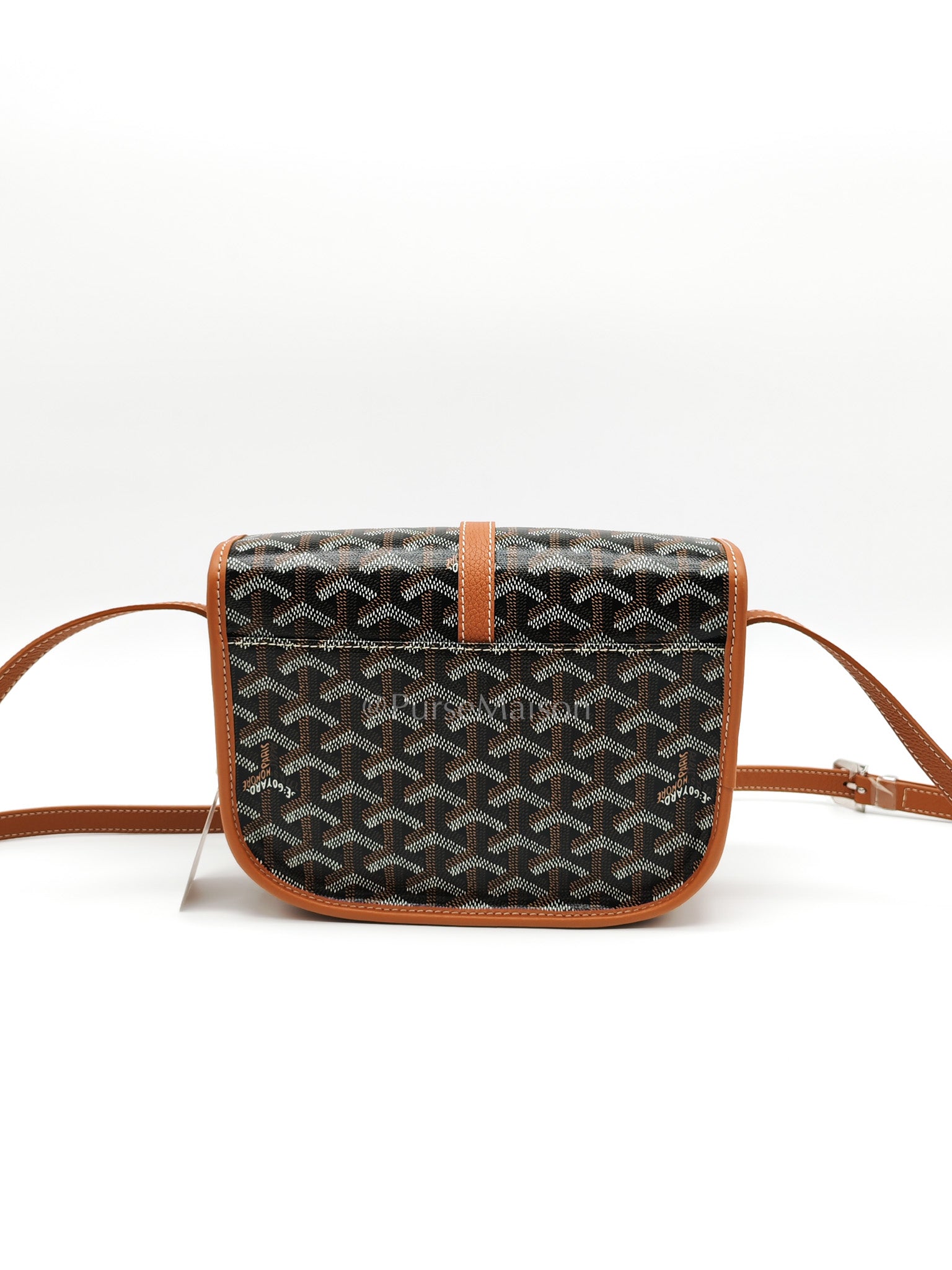 Belvedere PM Tan in Goyardine Canvas Cross Body Bag | Purse Maison Luxury Bags Shop