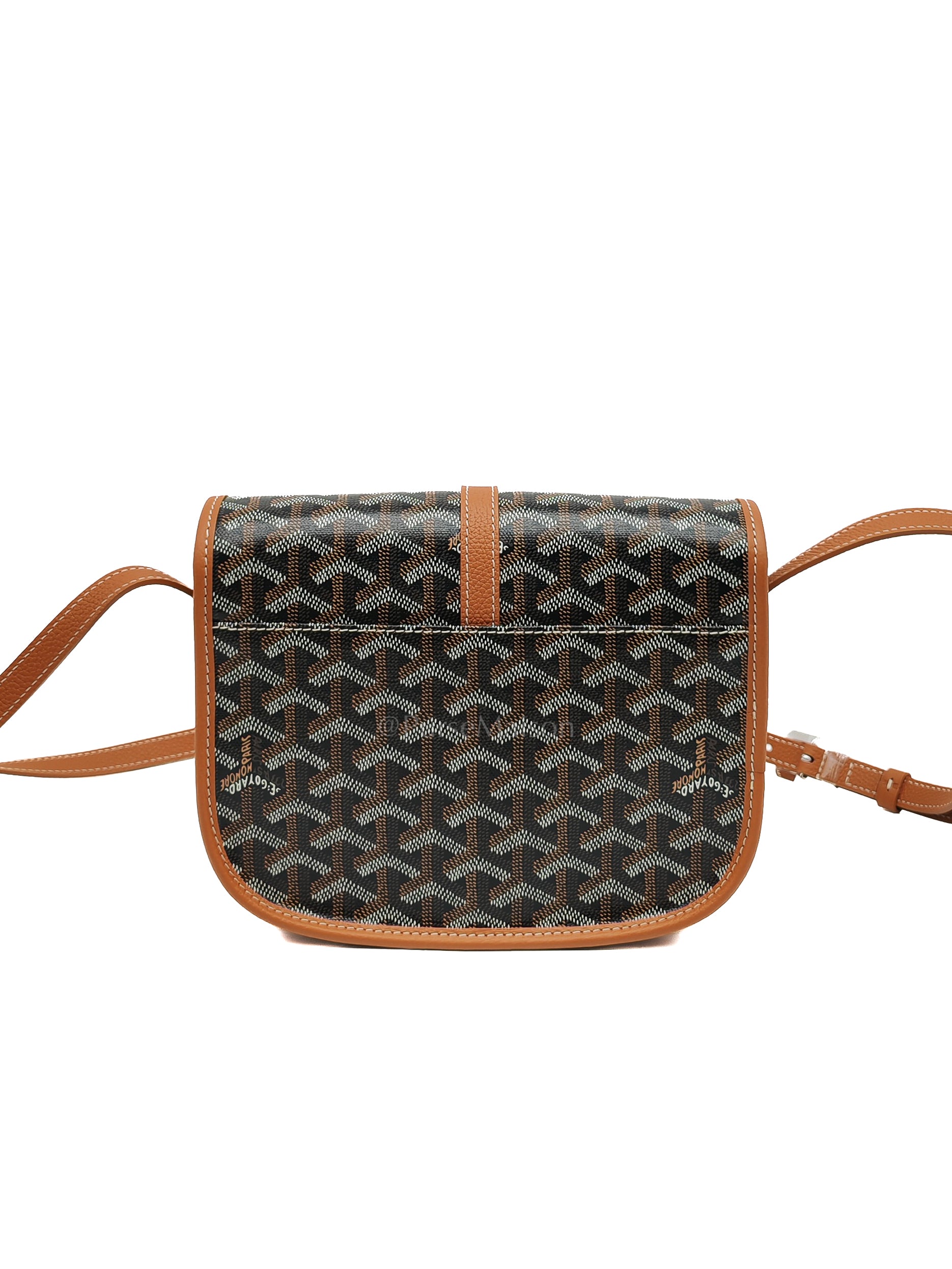 Belvedere PM Tan in Goyardine Canvas Cross Body Bag | Purse Maison Luxury Bags Shop