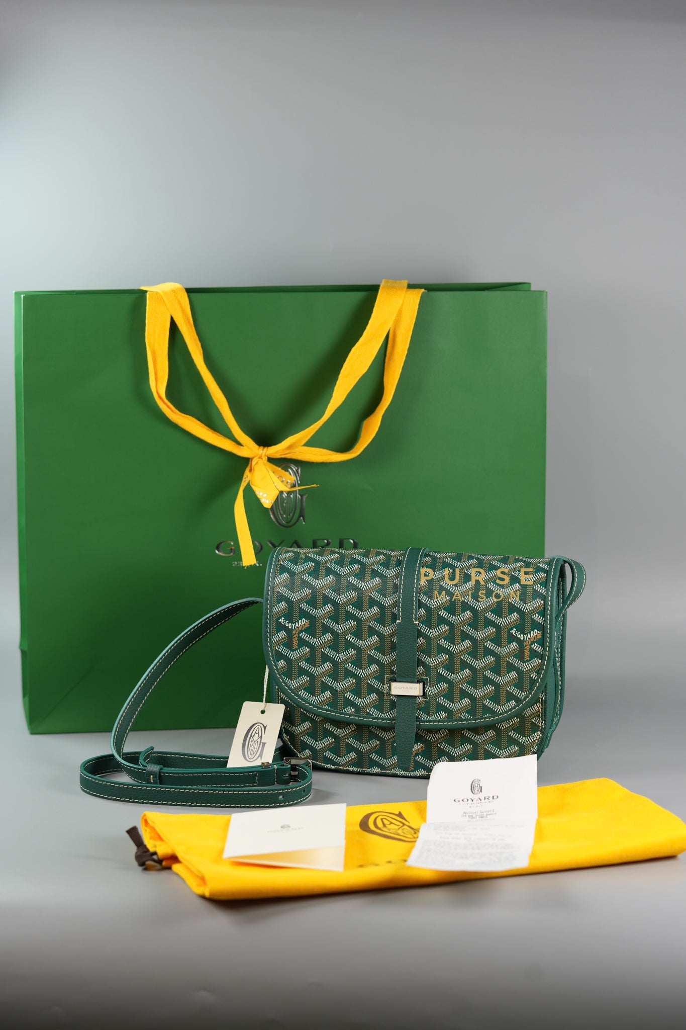 Belvedere PM Vert (Green) Sling Bag | Purse Maison Luxury Bags Shop