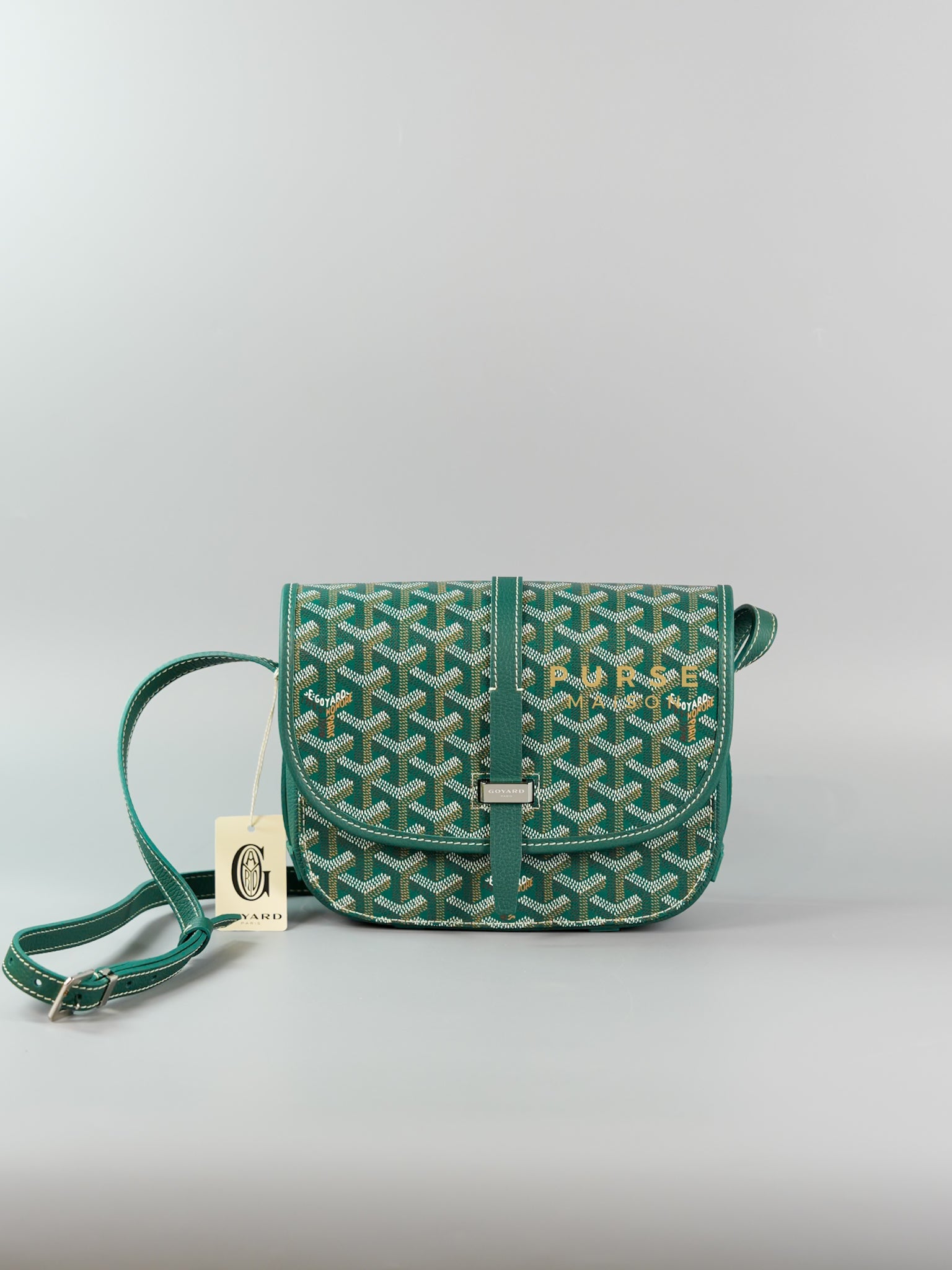 Belvedere PM Vert (Green) Sling Bag | Purse Maison Luxury Bags Shop