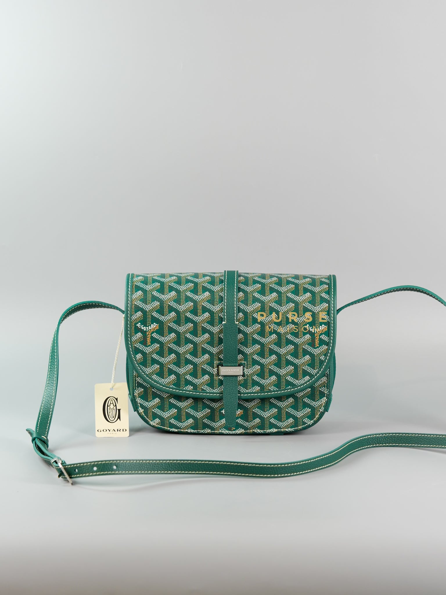 Belvedere PM Vert (Green) Sling Bag | Purse Maison Luxury Bags Shop