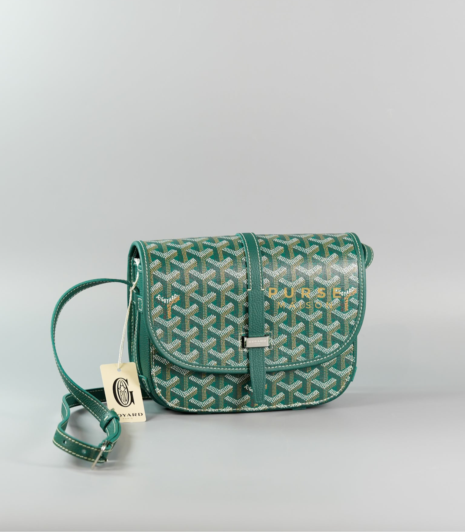 Belvedere PM Vert (Green) Sling Bag | Purse Maison Luxury Bags Shop