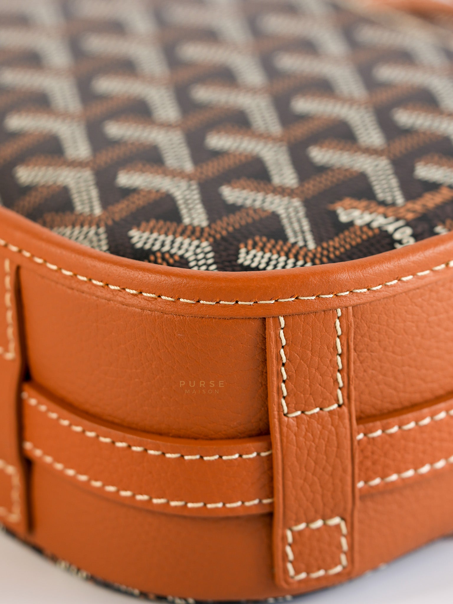 Belvedere Tan PM in Goyardine Canvas | Purse Maison Luxury Bags Shop
