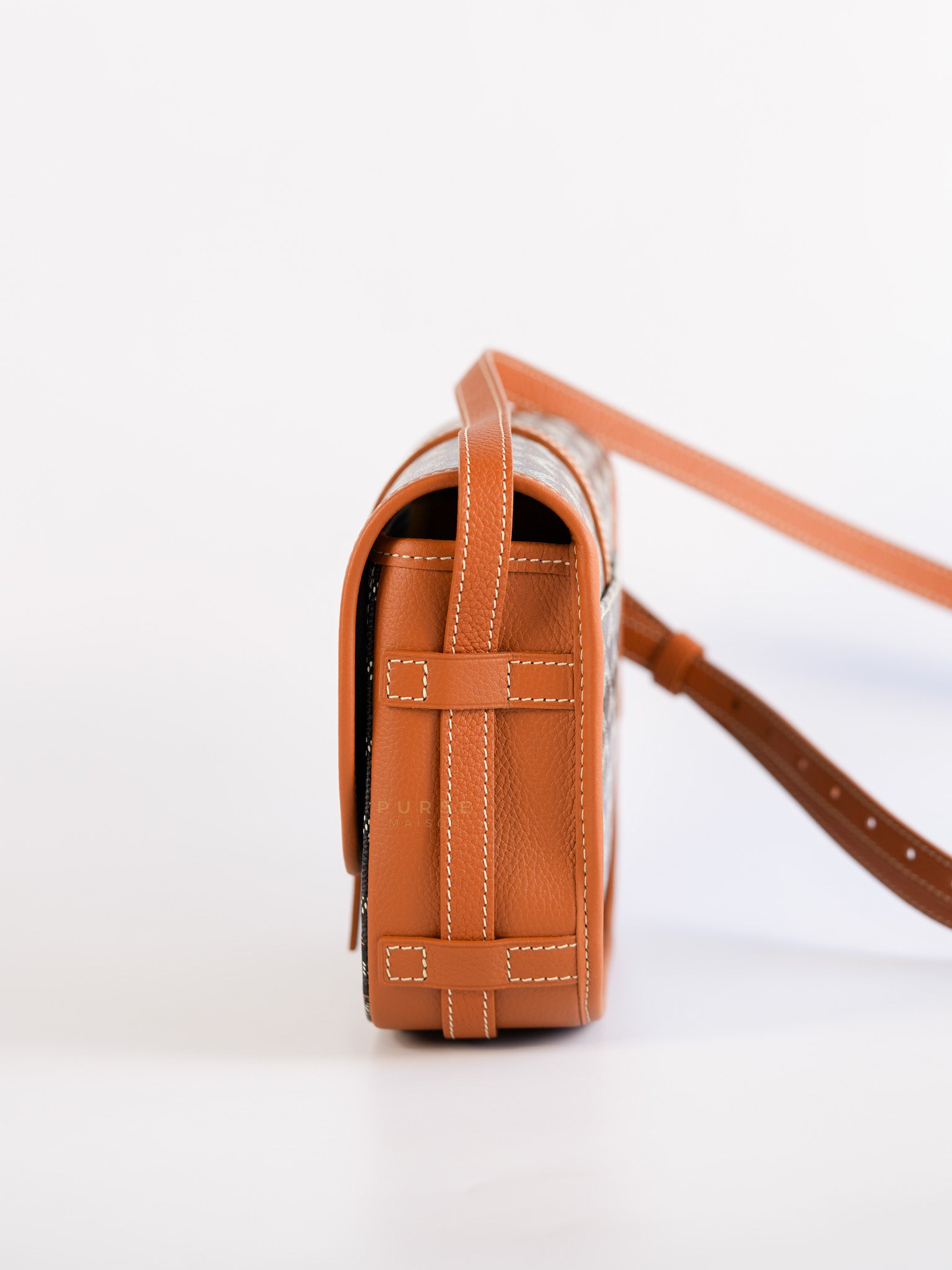 Belvedere Tan PM in Goyardine Canvas | Purse Maison Luxury Bags Shop