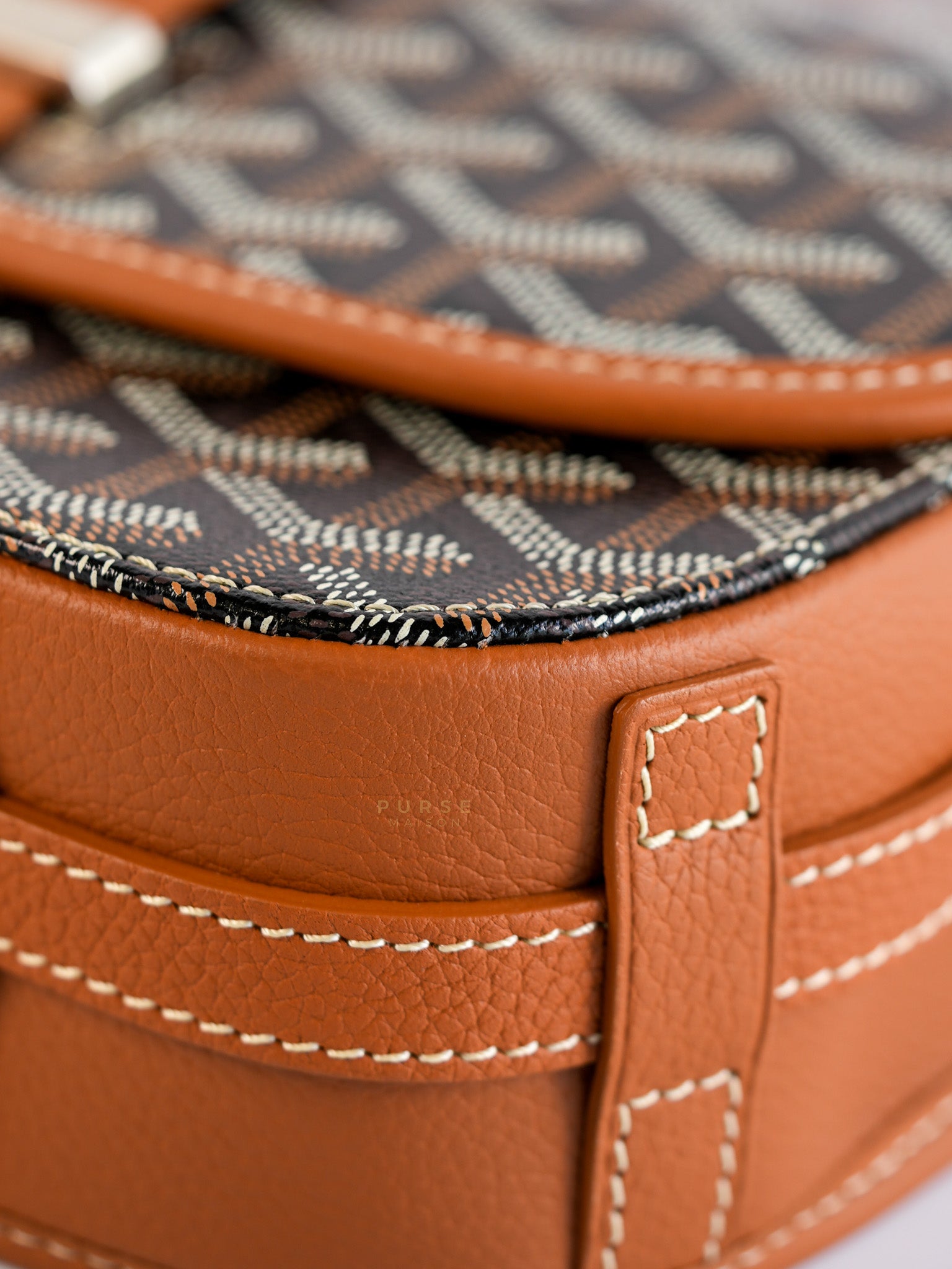 Belvedere Tan PM in Goyardine Canvas | Purse Maison Luxury Bags Shop