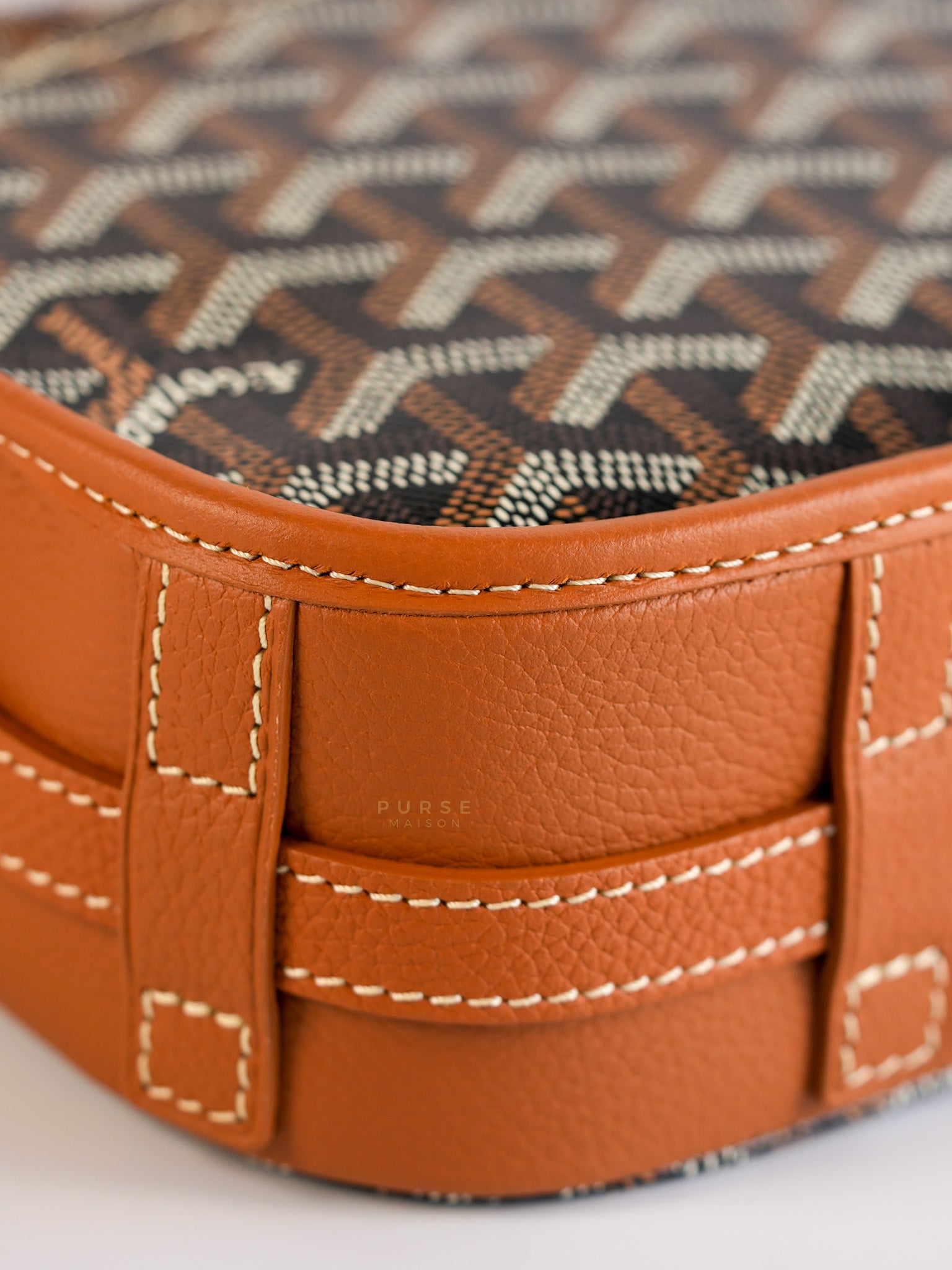 Belvedere Tan PM in Goyardine Canvas | Purse Maison Luxury Bags Shop