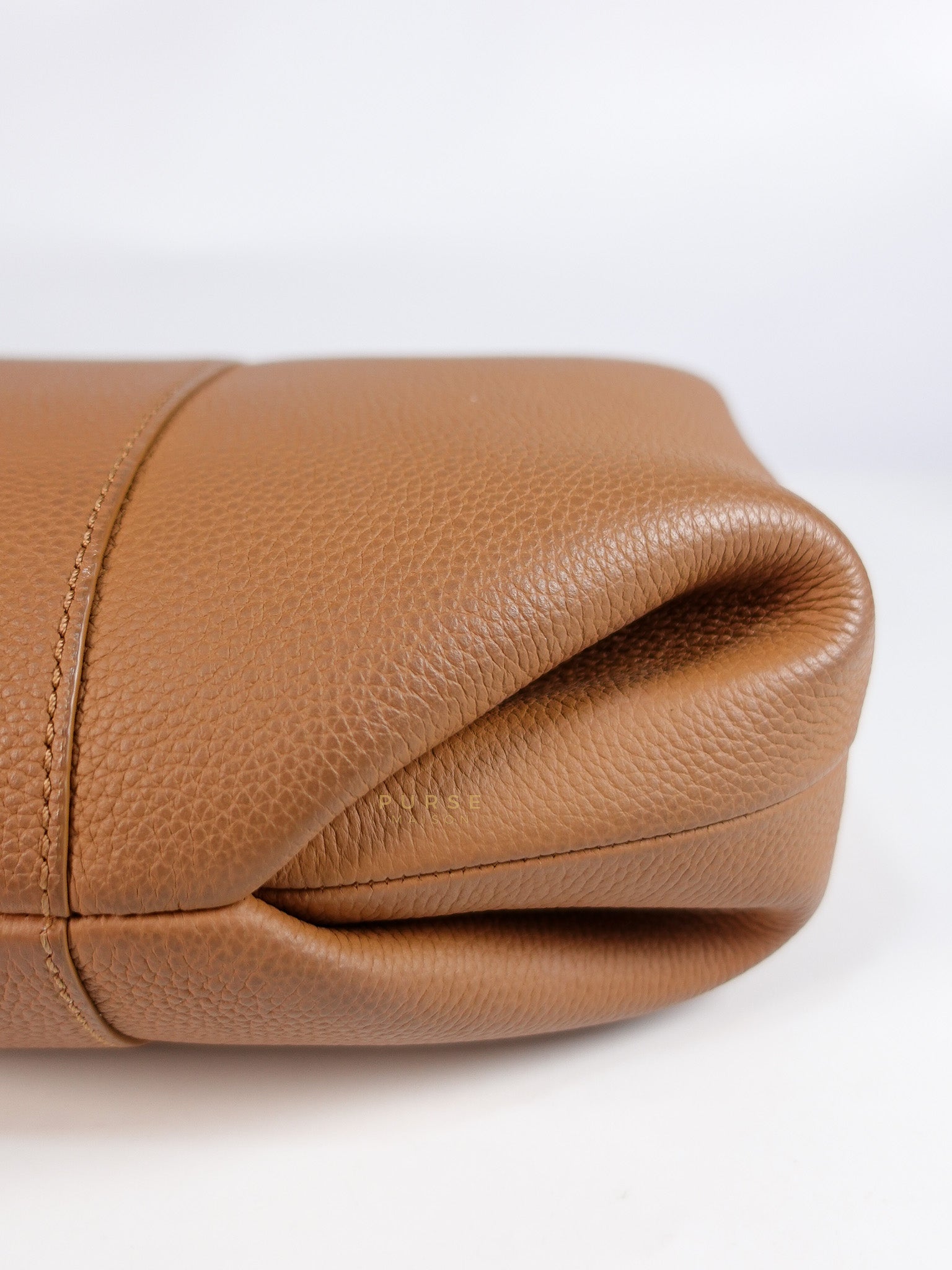 Beri in Camel Graine Textured Leather Bag | Purse Maison Luxury Bags Shop