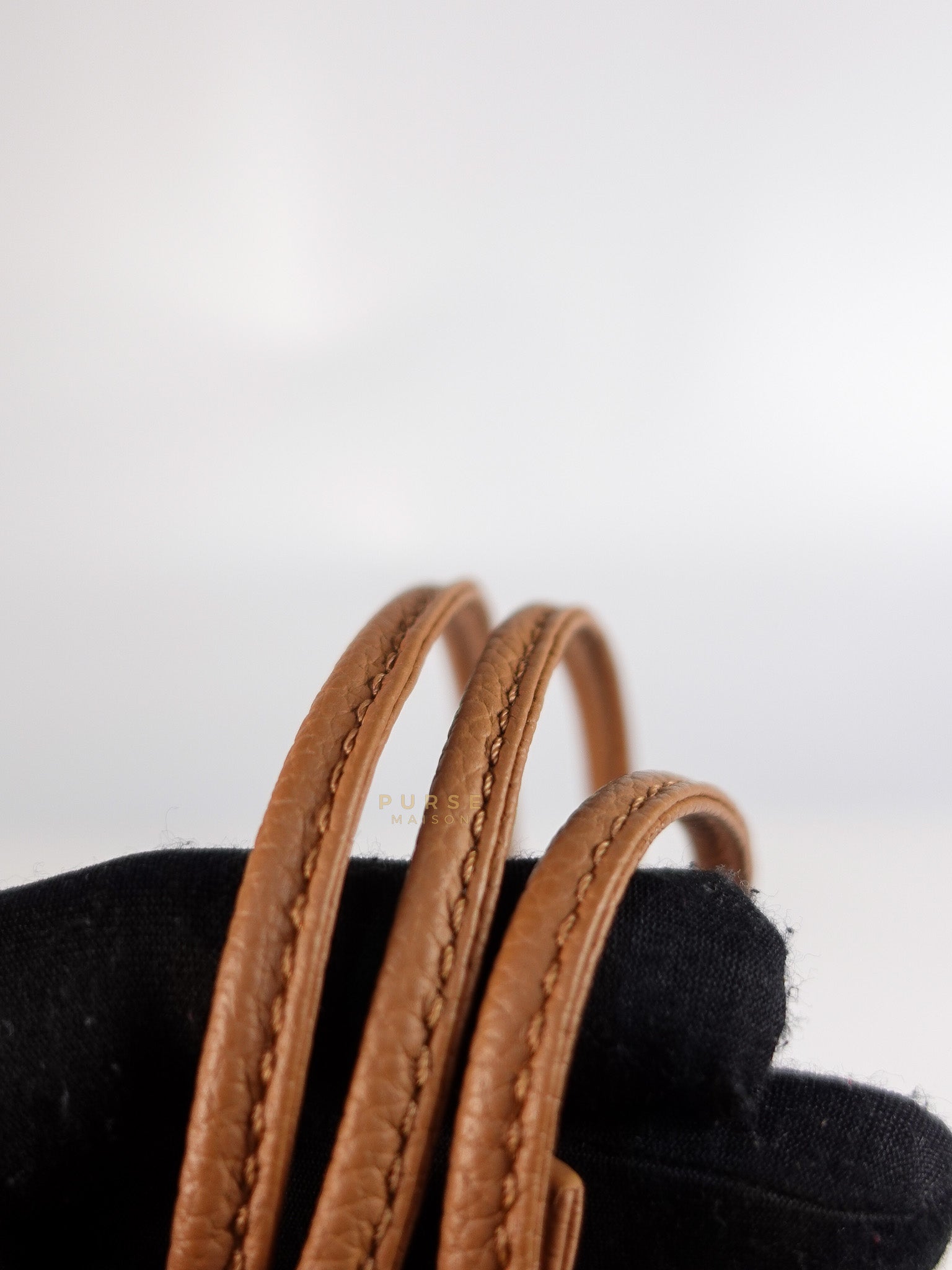 Beri in Camel Graine Textured Leather Bag | Purse Maison Luxury Bags Shop