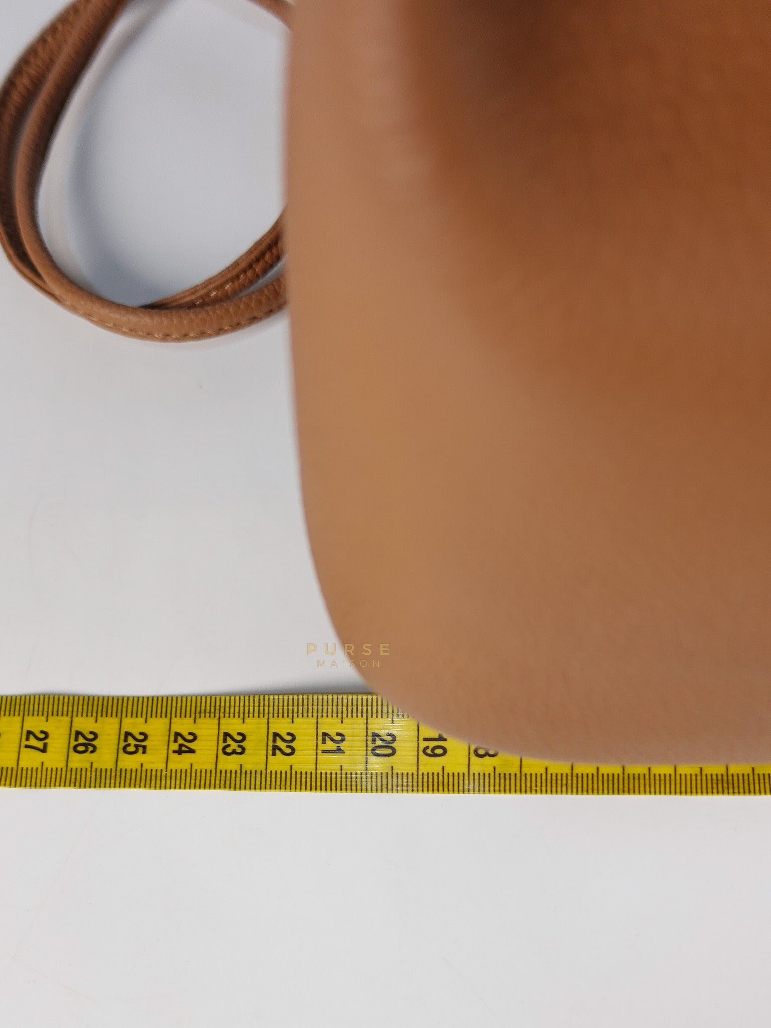 Beri in Camel Graine Textured Leather Bag | Purse Maison Luxury Bags Shop